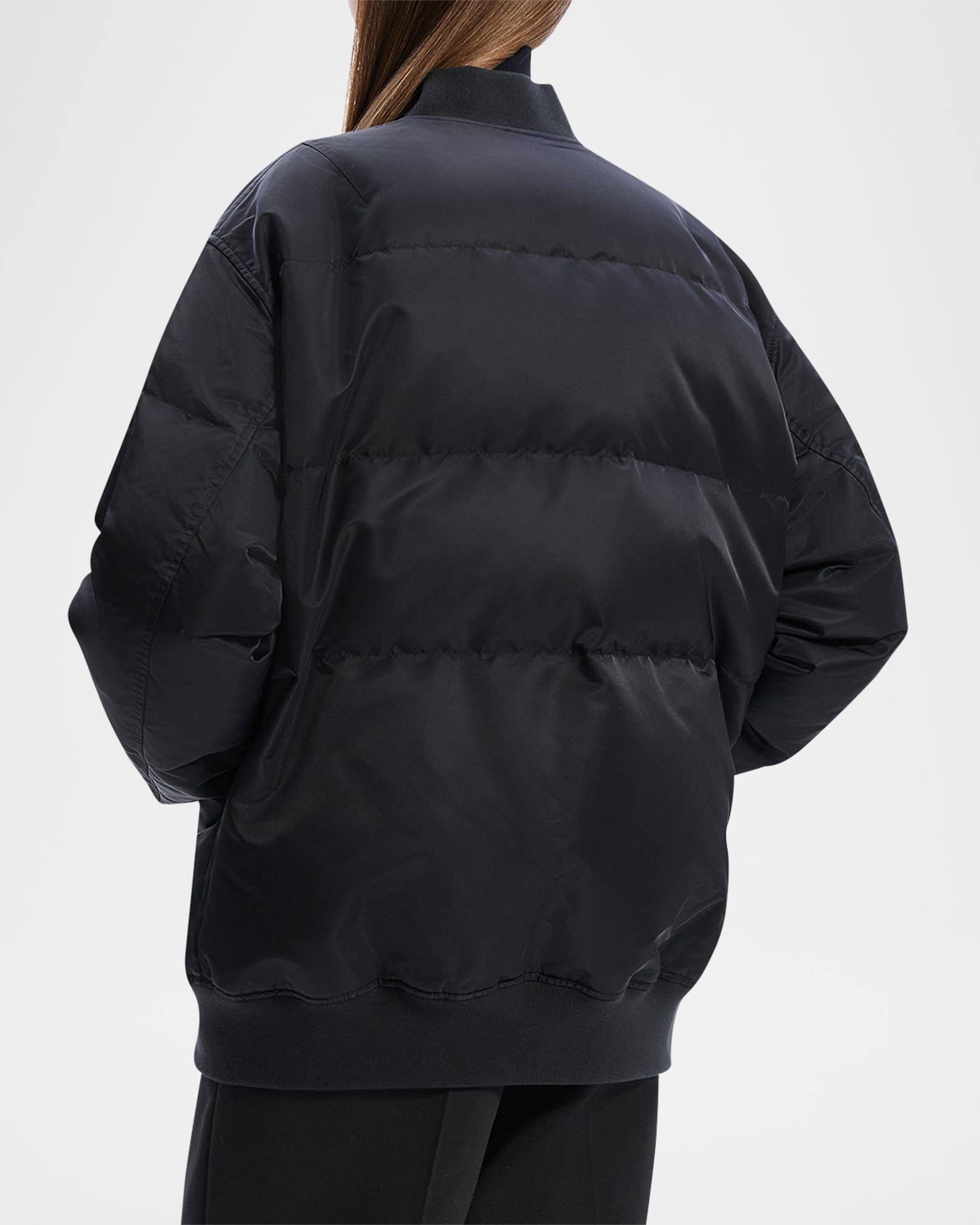 Oversized Down Flight Jacket