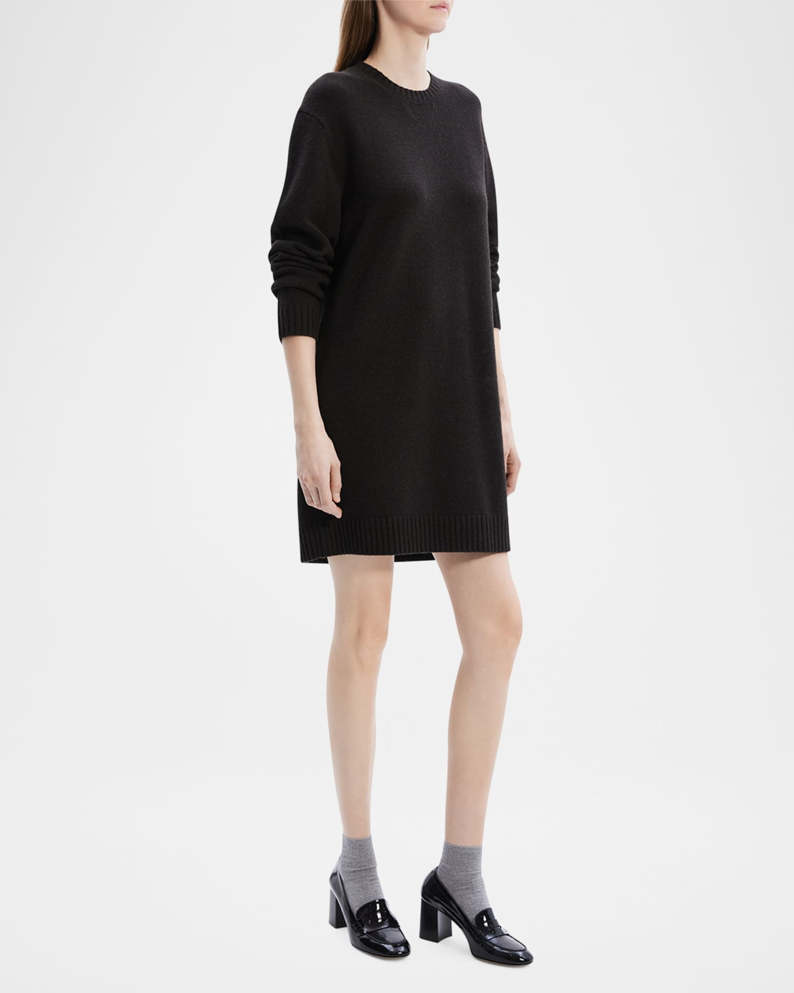 Theory cashmere turtleneck dress cheap