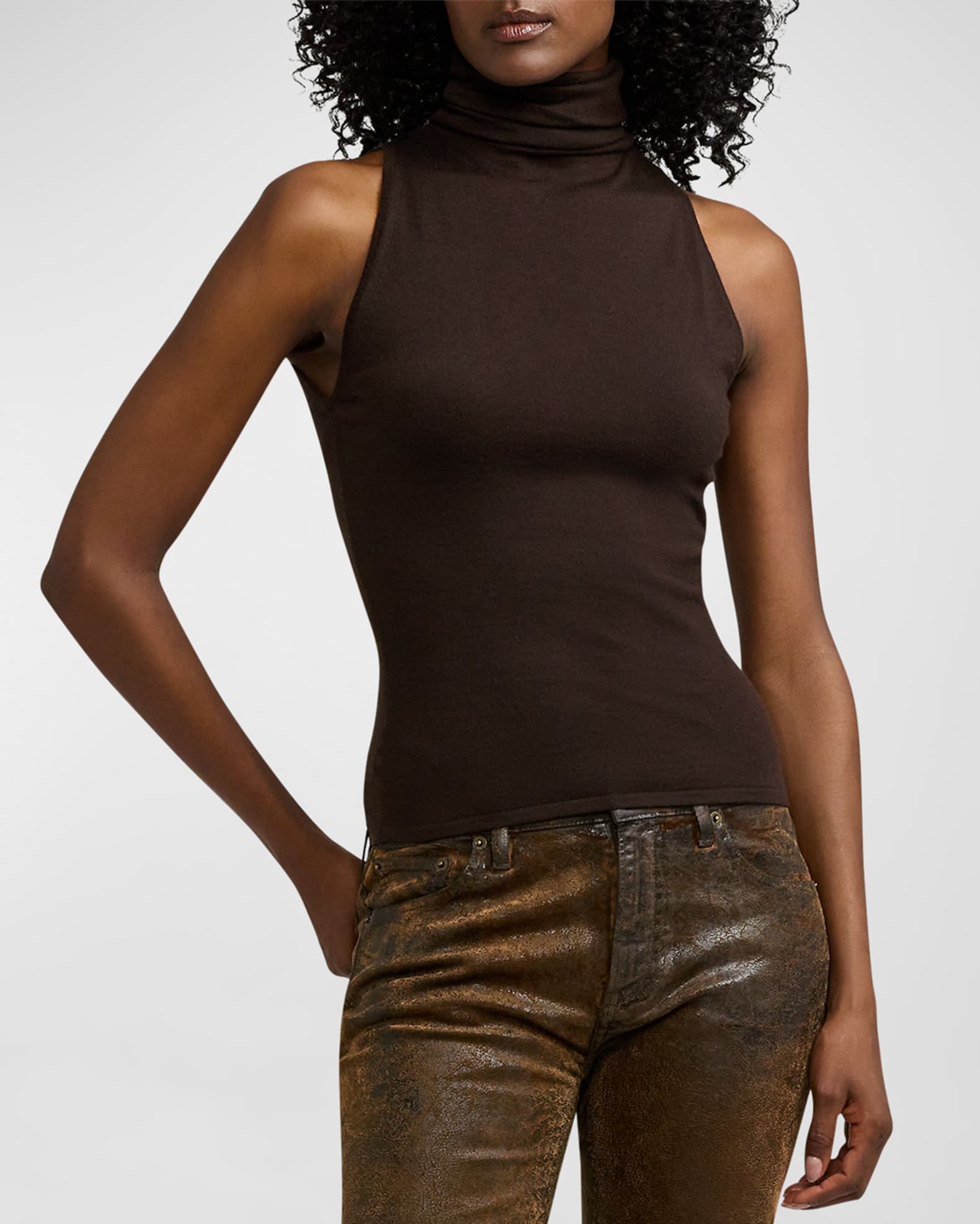 Ralph lauren sleeveless turtleneck outlet