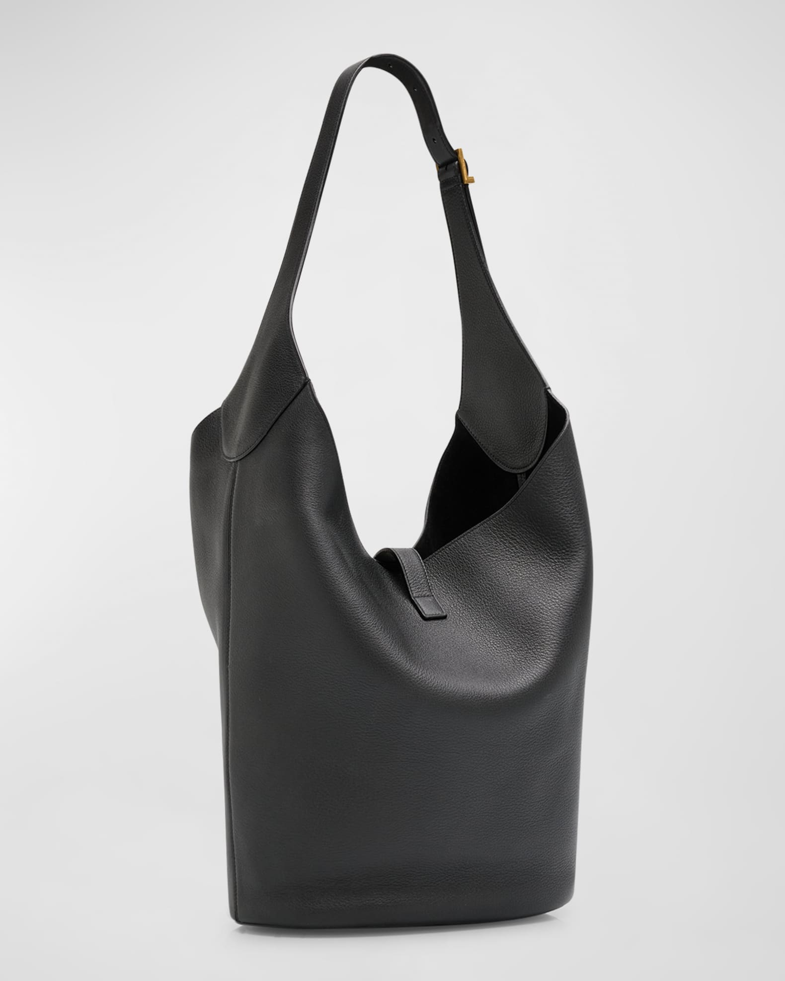 Saint Laurent Le 5 A 7 YSL Hobo Bag in Lamb Leather | Neiman