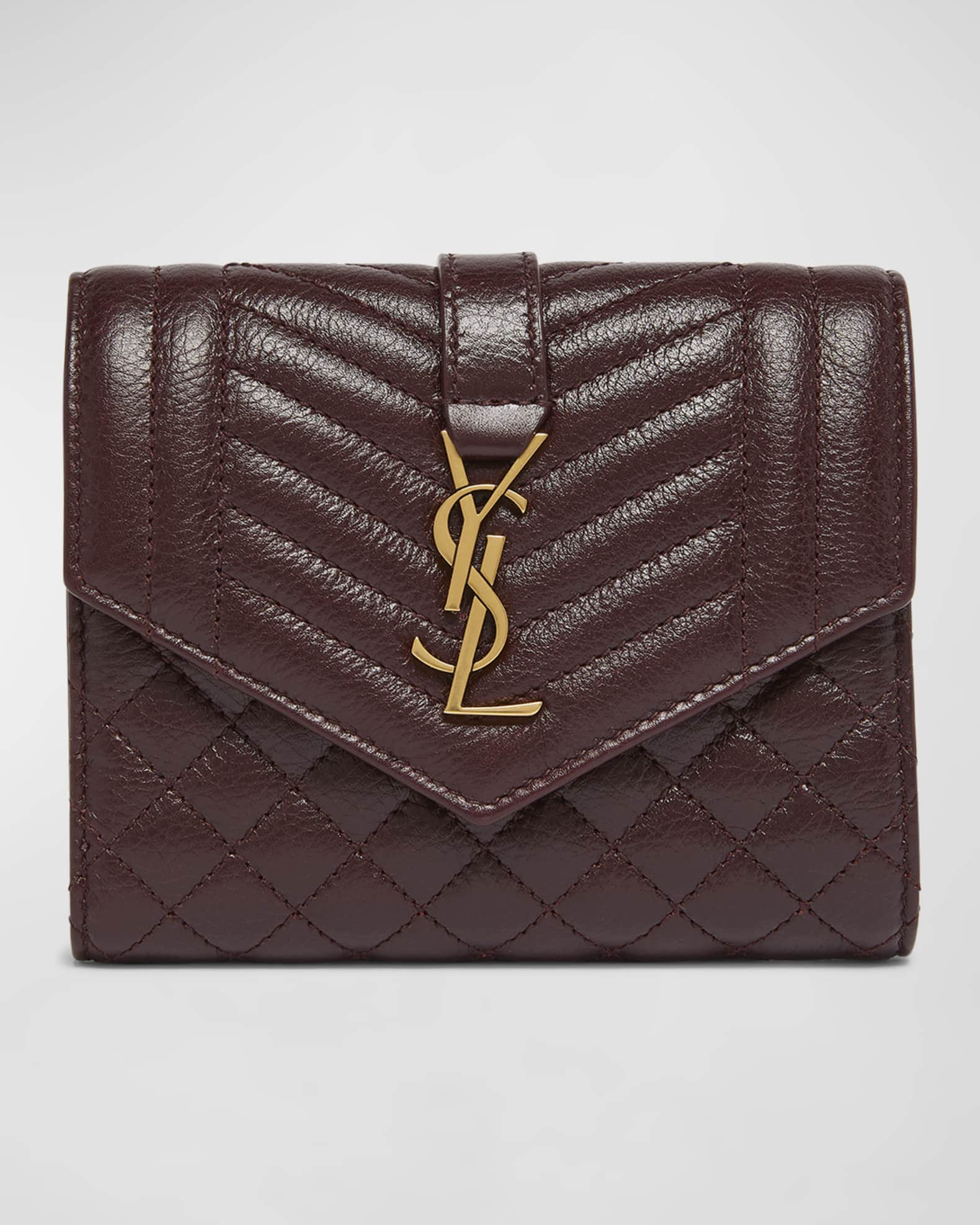 Saint laurent compact wallet online