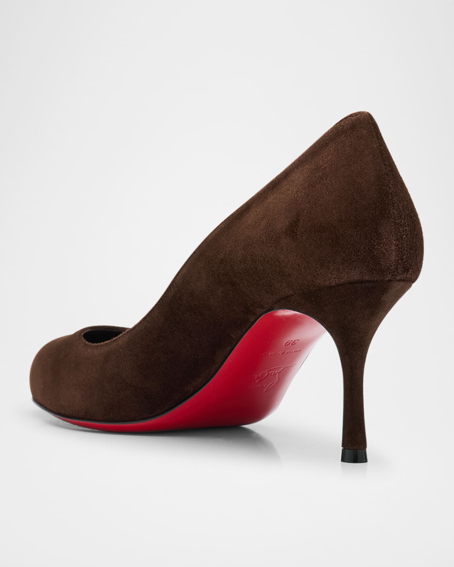 Red suede louboutin pumps online