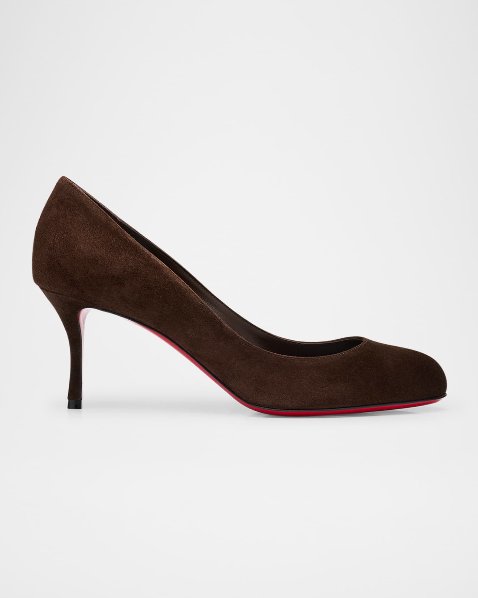 Christian Louboutin Dolly Suede Red Sole Pumps Cosme