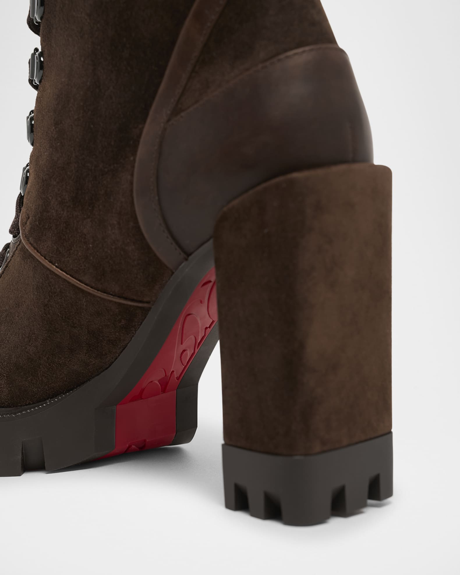 Christian louboutin lace up booties sales