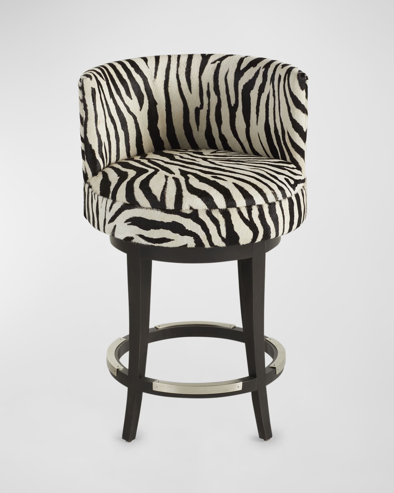 Aviana 24" Hair on Hide Counter Stool 1