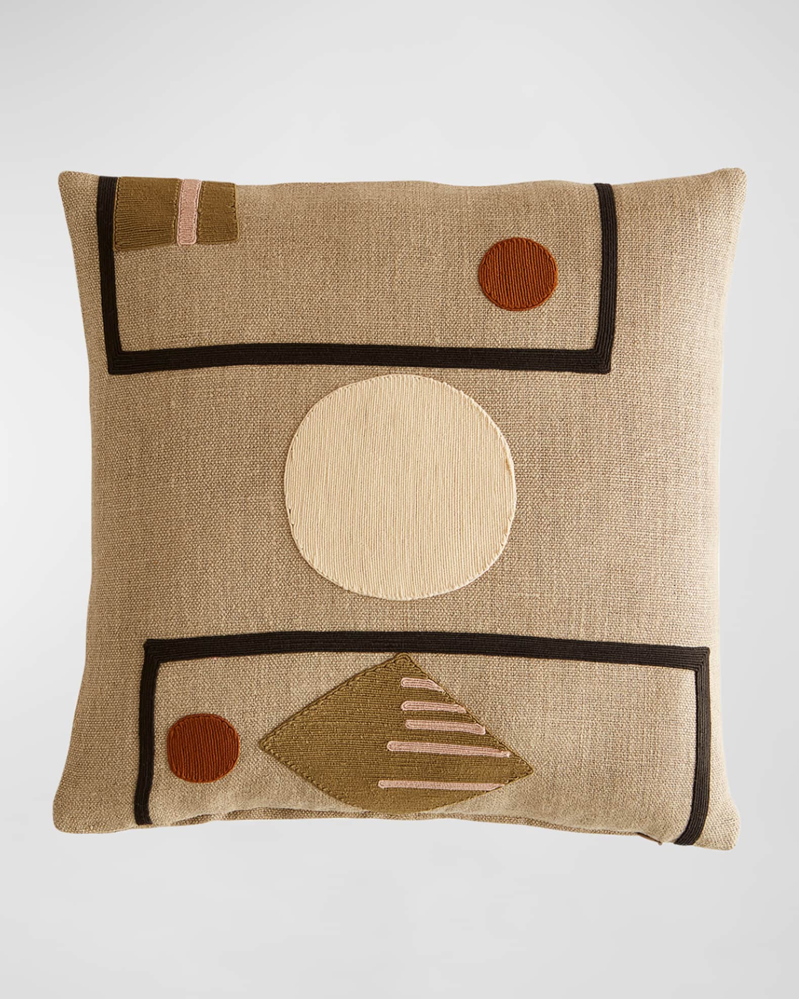 Monterey Shapes Pillow, 18" Square  0