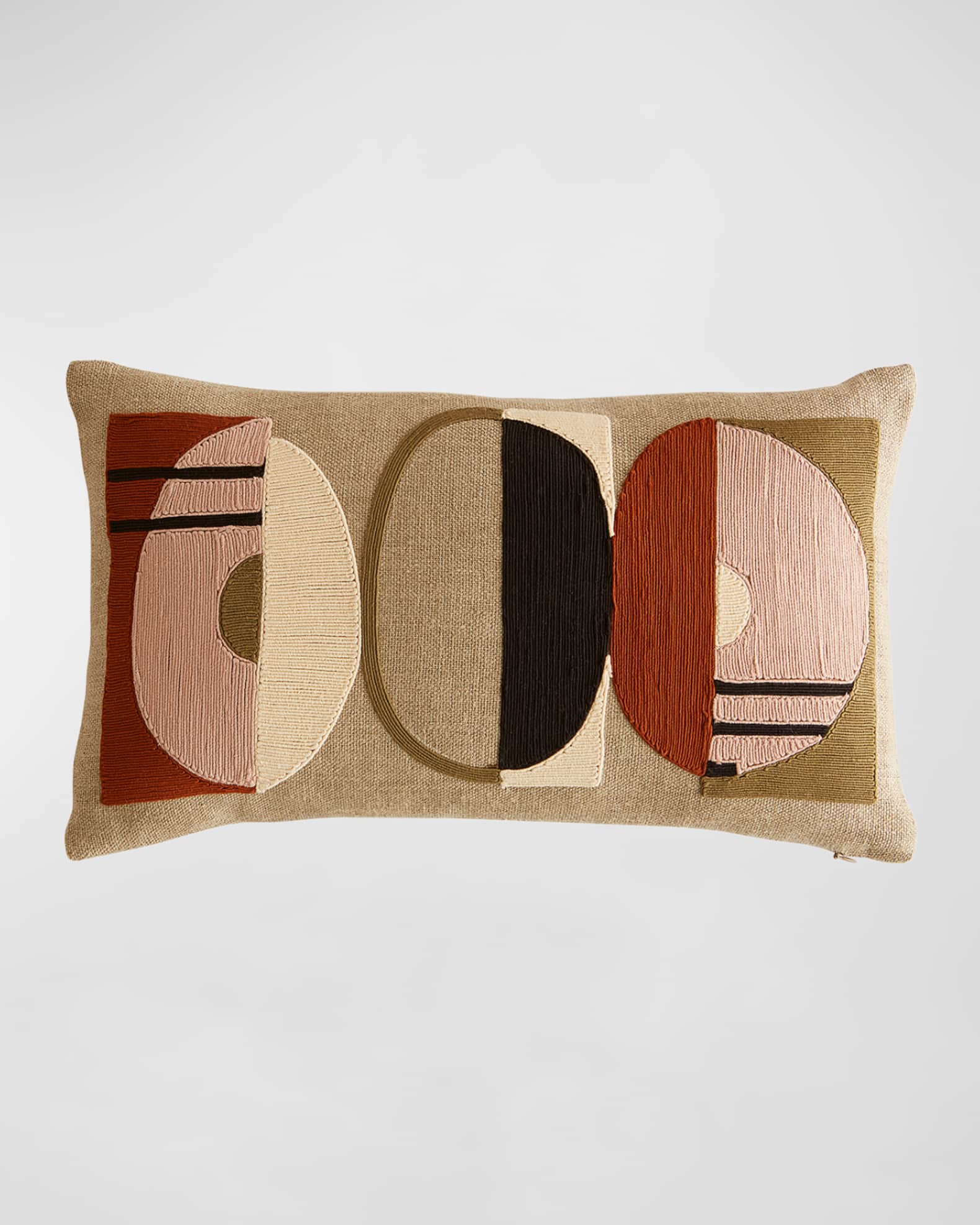 Monterey Circles Pillow, 12" x 20" 0