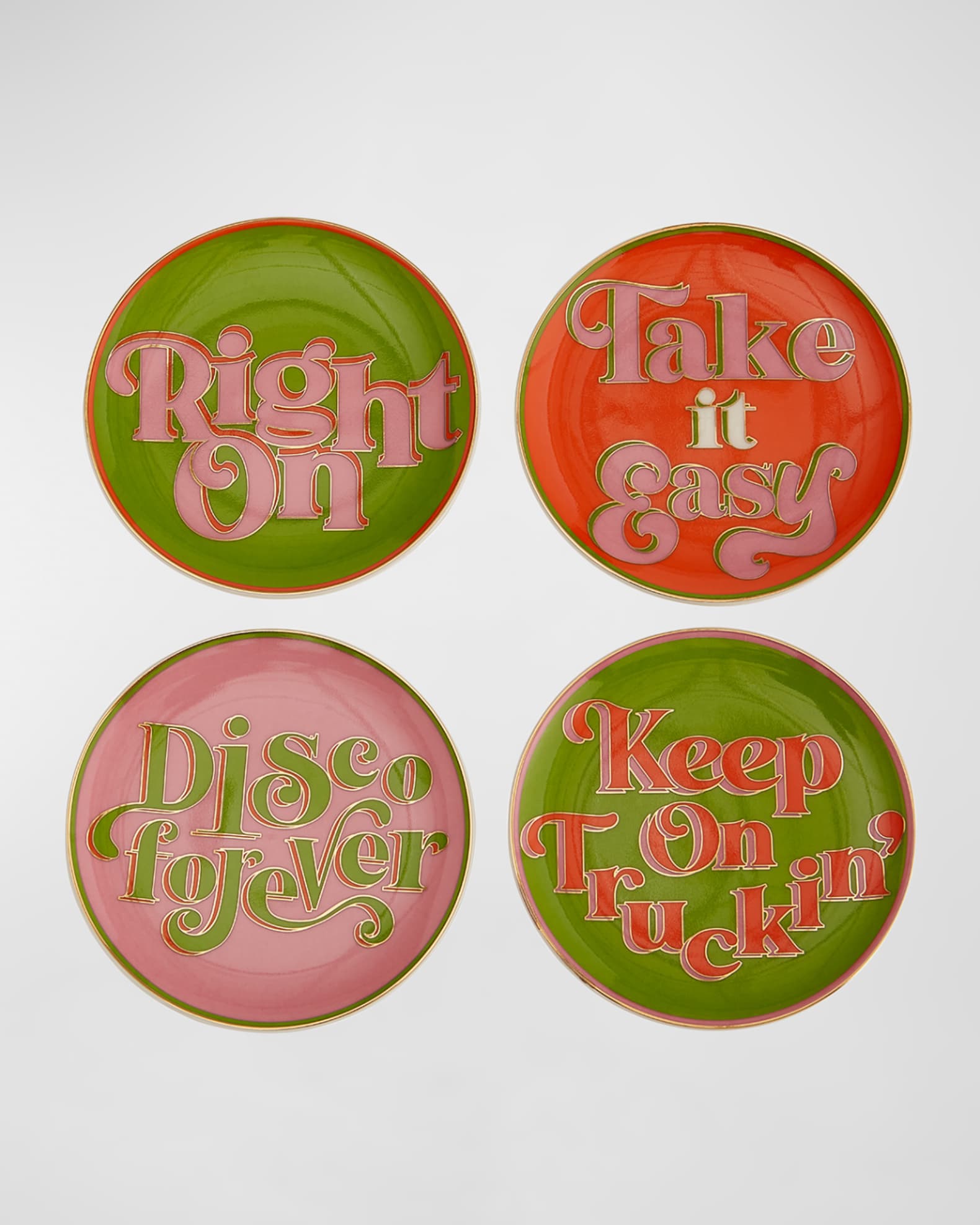 Deep Thoughts Coasters, Set of 4 1