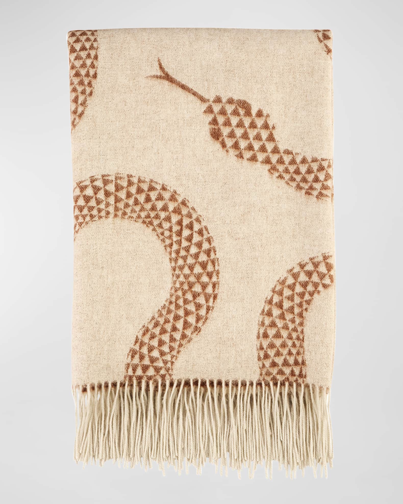 Edna Merino Wool Throw, 50" x 70" 0