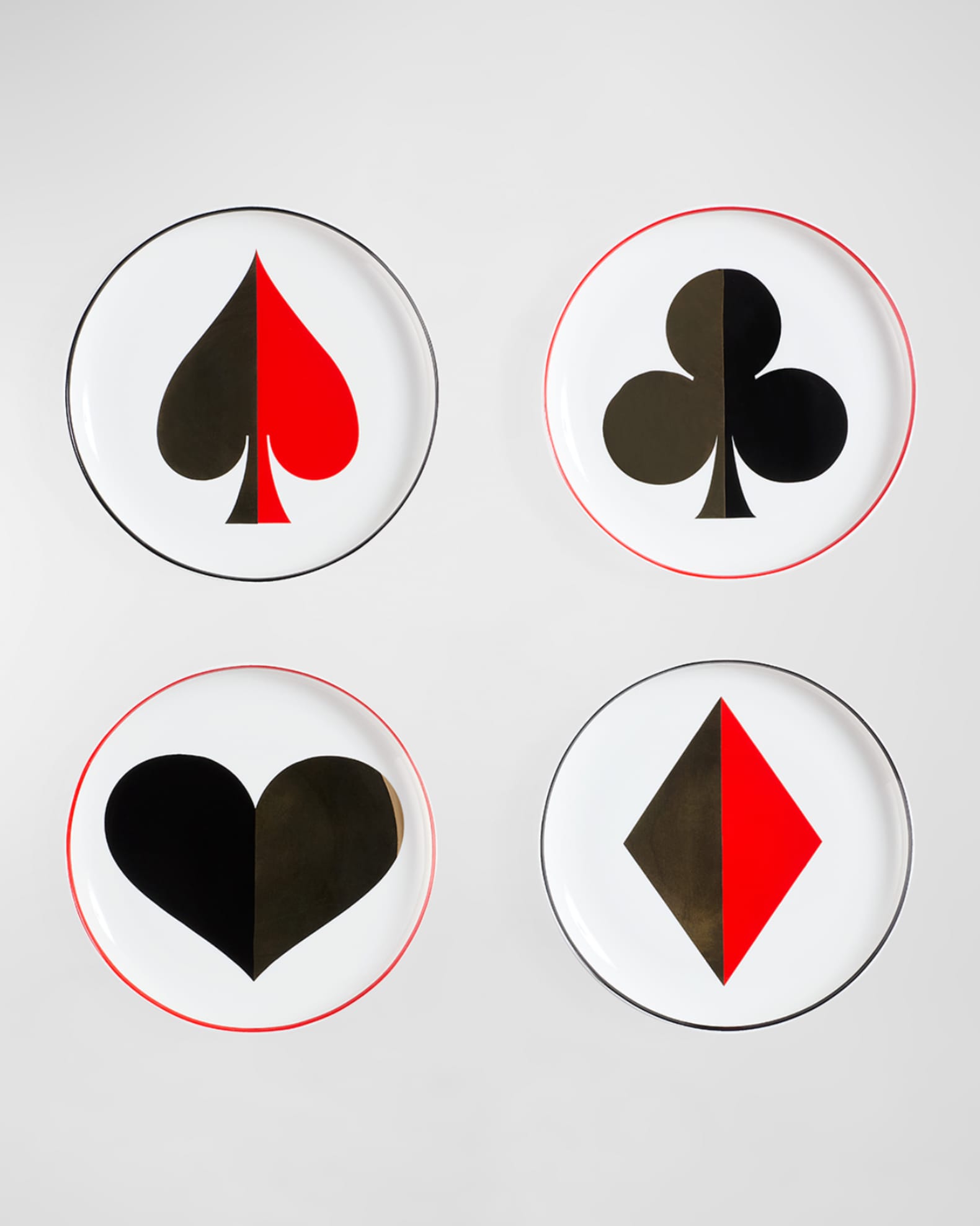 Dealers Choice Canape Plates, Set of 4 1