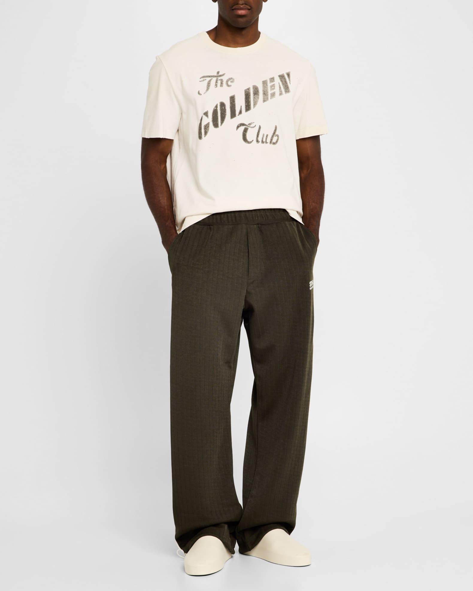 【関税&送料込】Golden Goose Jogging Pants Golden Goose Men's Star MS Tech Jogging Pants | Neiman Marcus