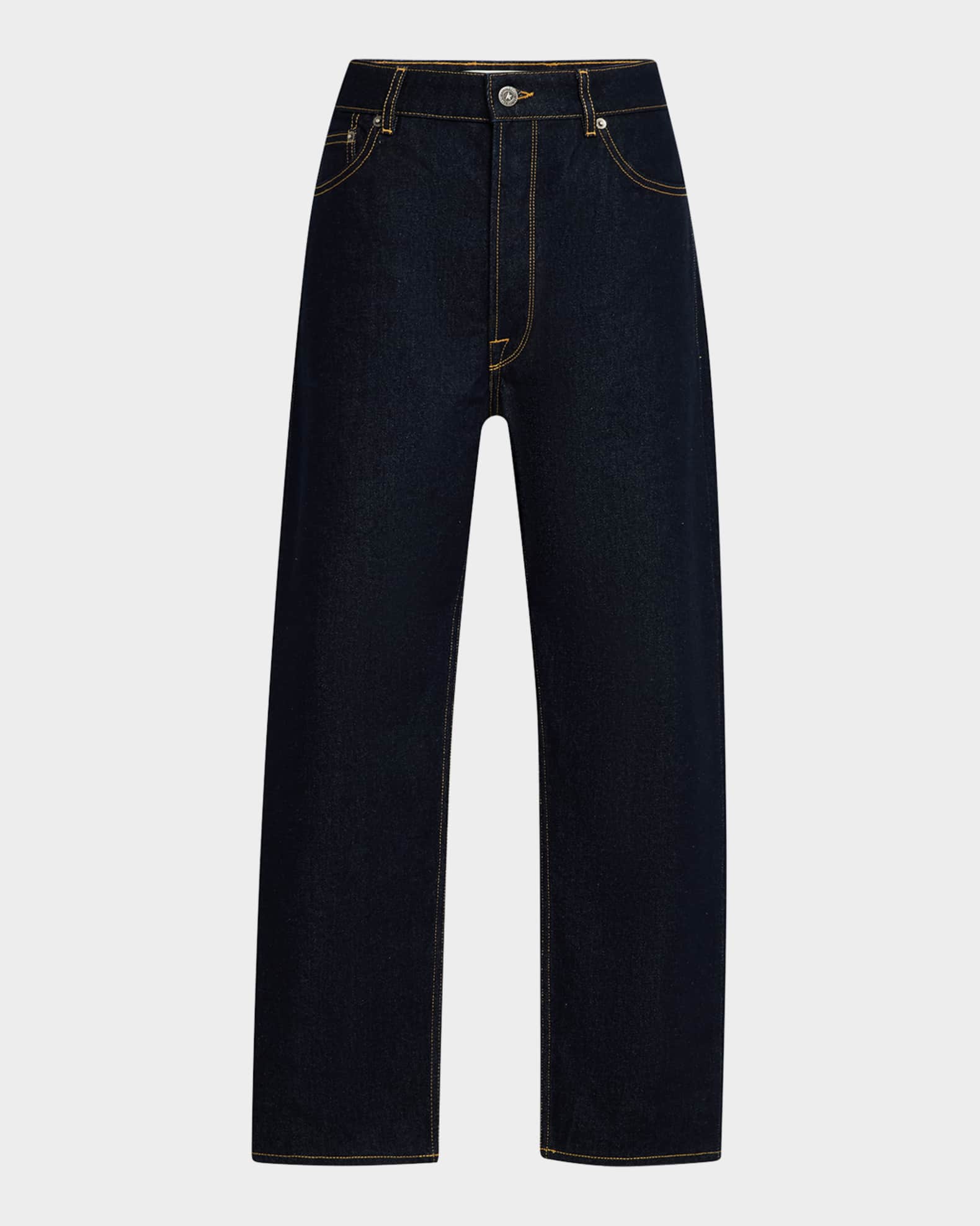 One leg white one leg black jeans deals