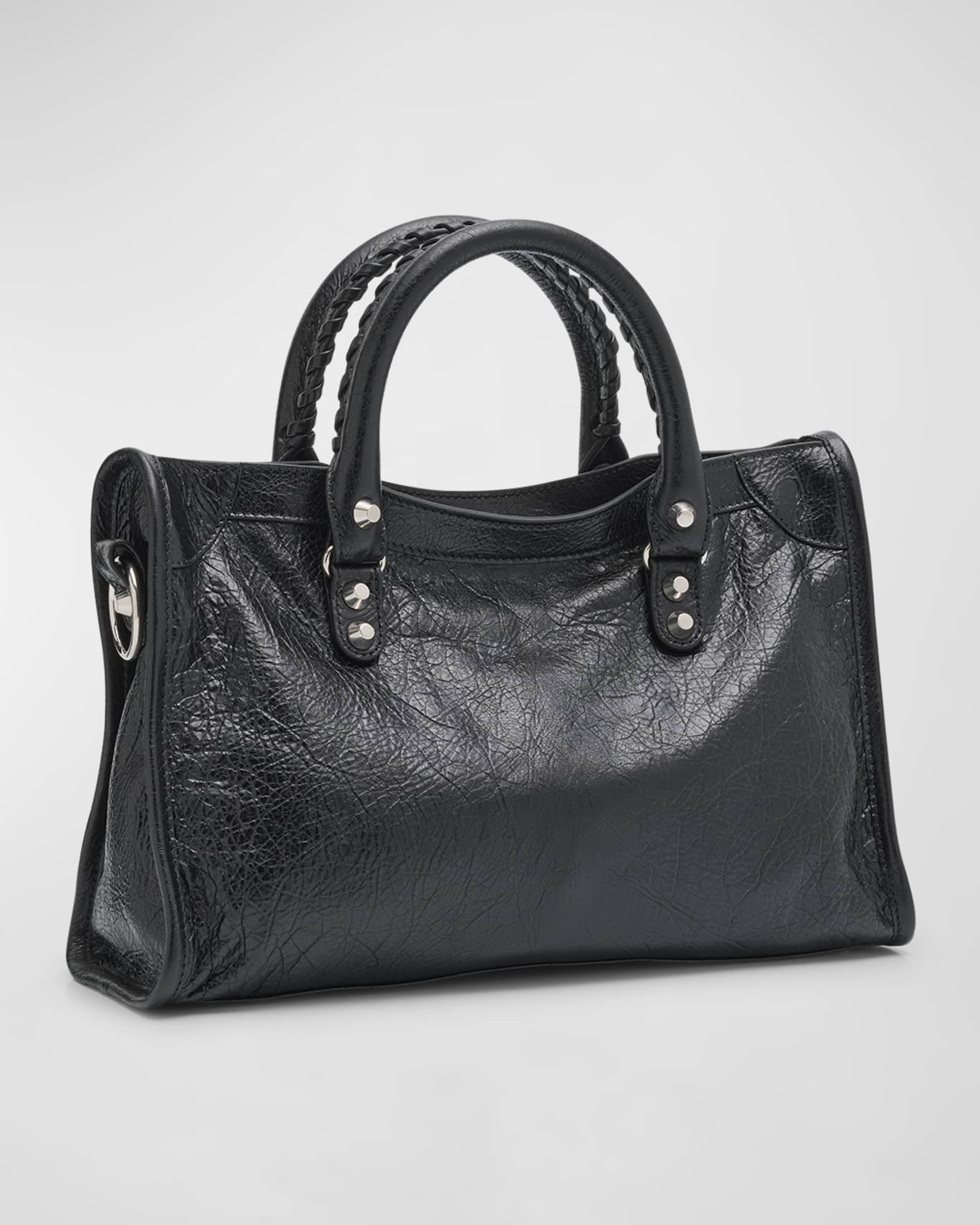 Balenciaga Le City Small Leather Shoulder Bag | Neiman Marcus