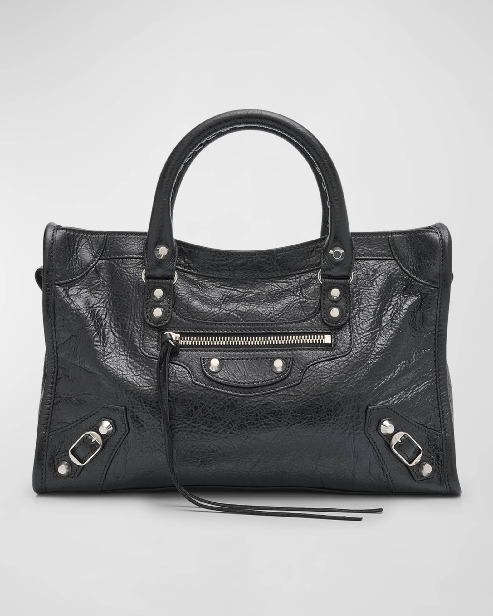 Balenciaga Le City Small Leather Shoulder Bag | Neiman Marcus