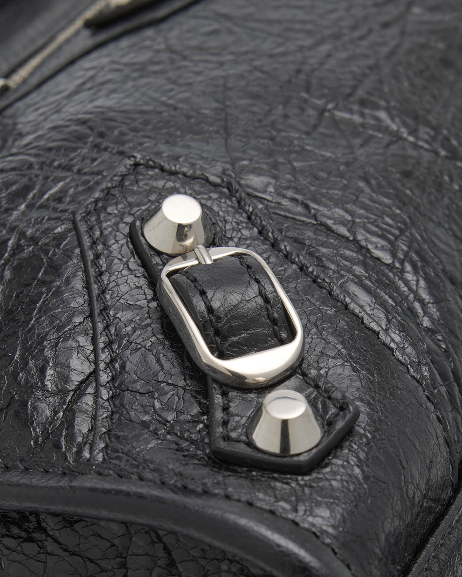 Balenciaga Le City Small Leather Shoulder Bag | Neiman Marcus