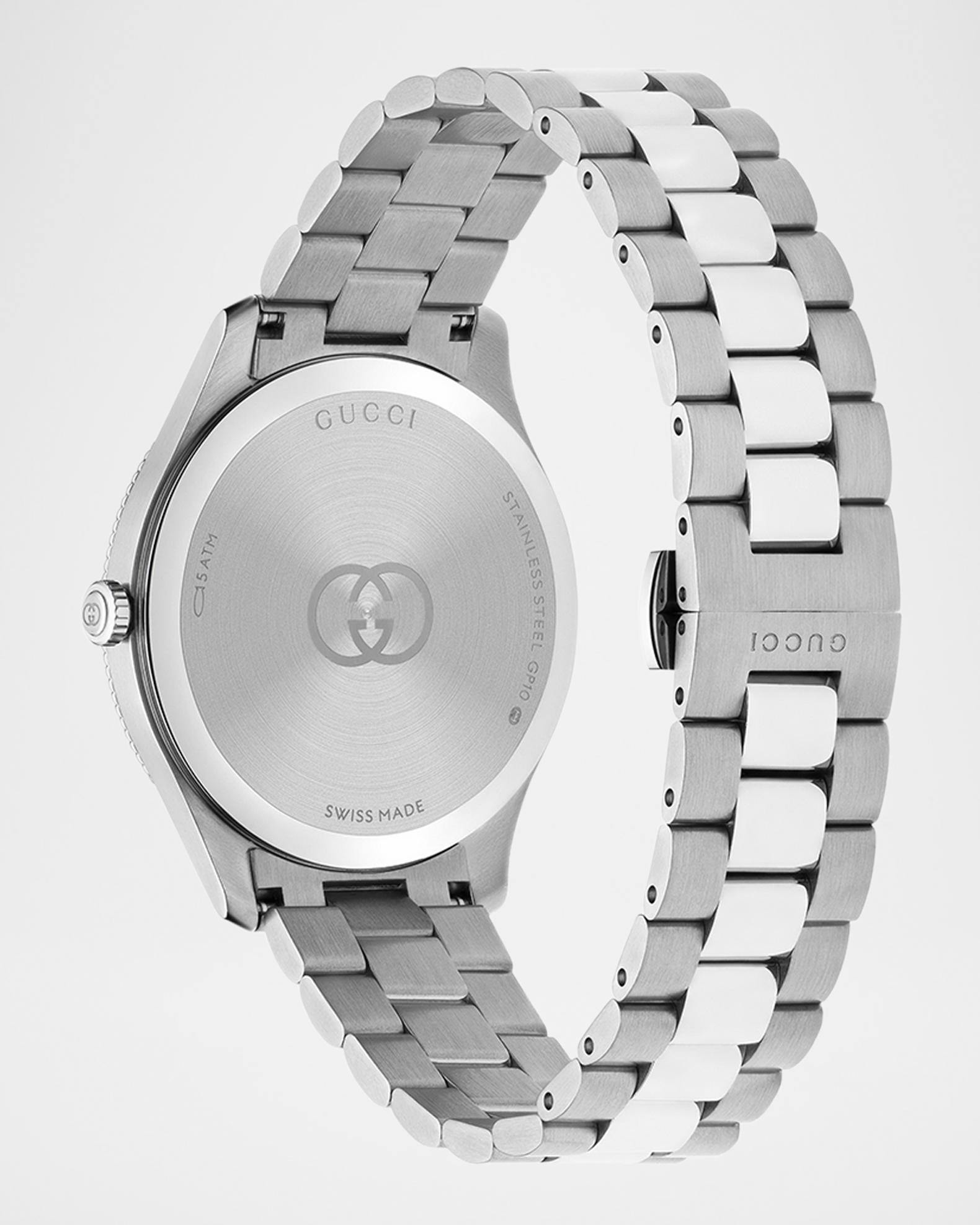 Gucci G-Timeless Stainless Steel Bracelet Watch, 38mm | Neiman Marcus