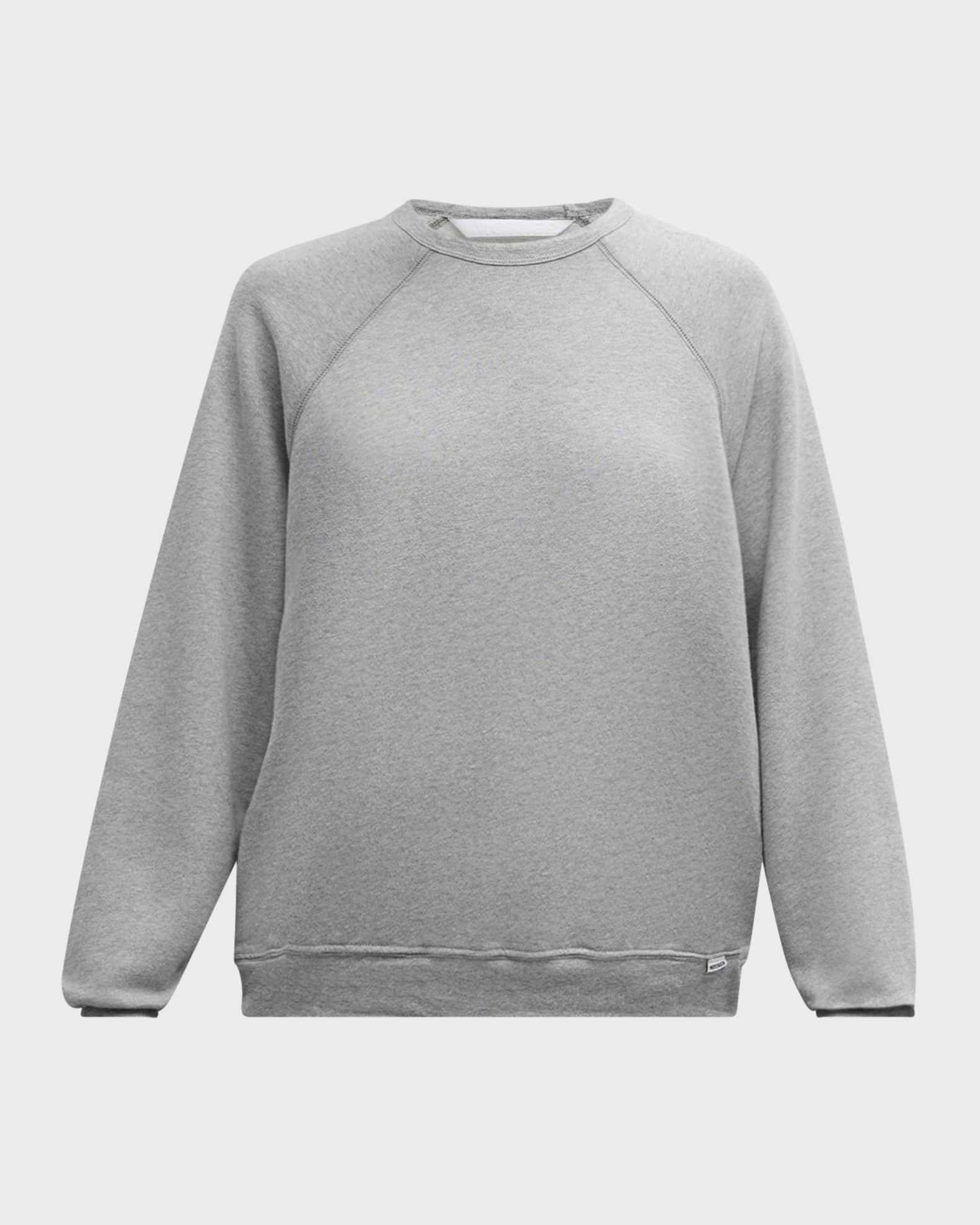 MOTHER The Biggie Concert Crewneck Sweatshirt | Neiman Marcus