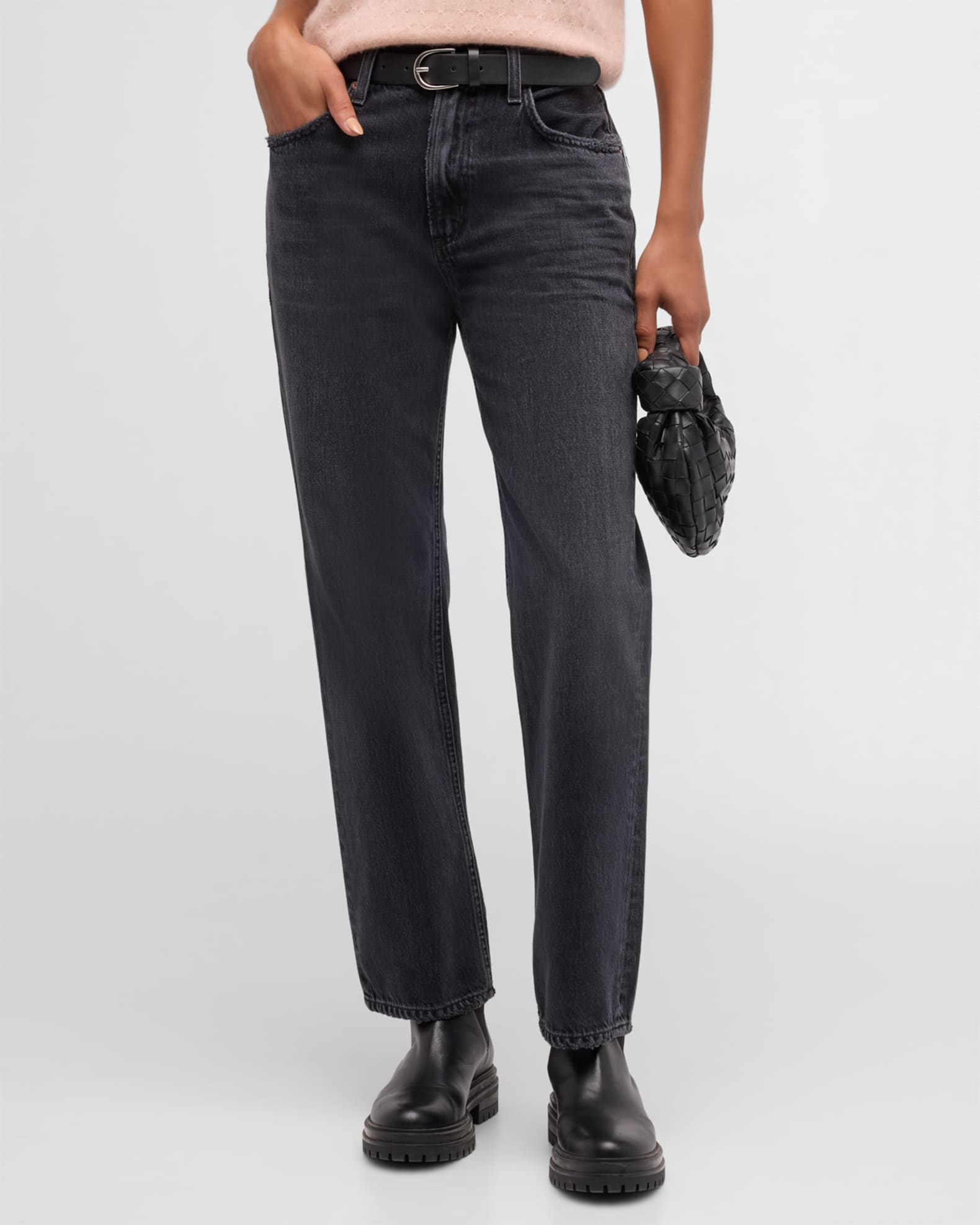 【送料&関税込】AGOLDE valen Jeans AGOLDE Valen Mid-Rise Vintage Straight Jeans | Neiman Marcus