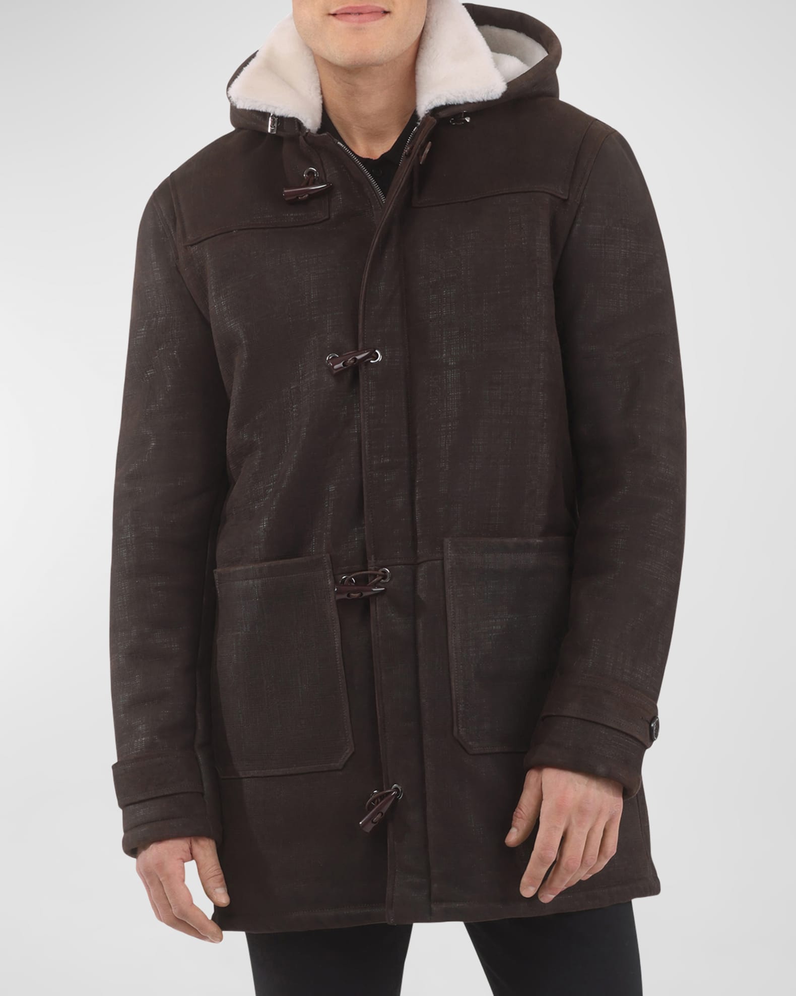 Men's Merino Shearling Lamb Parka   1