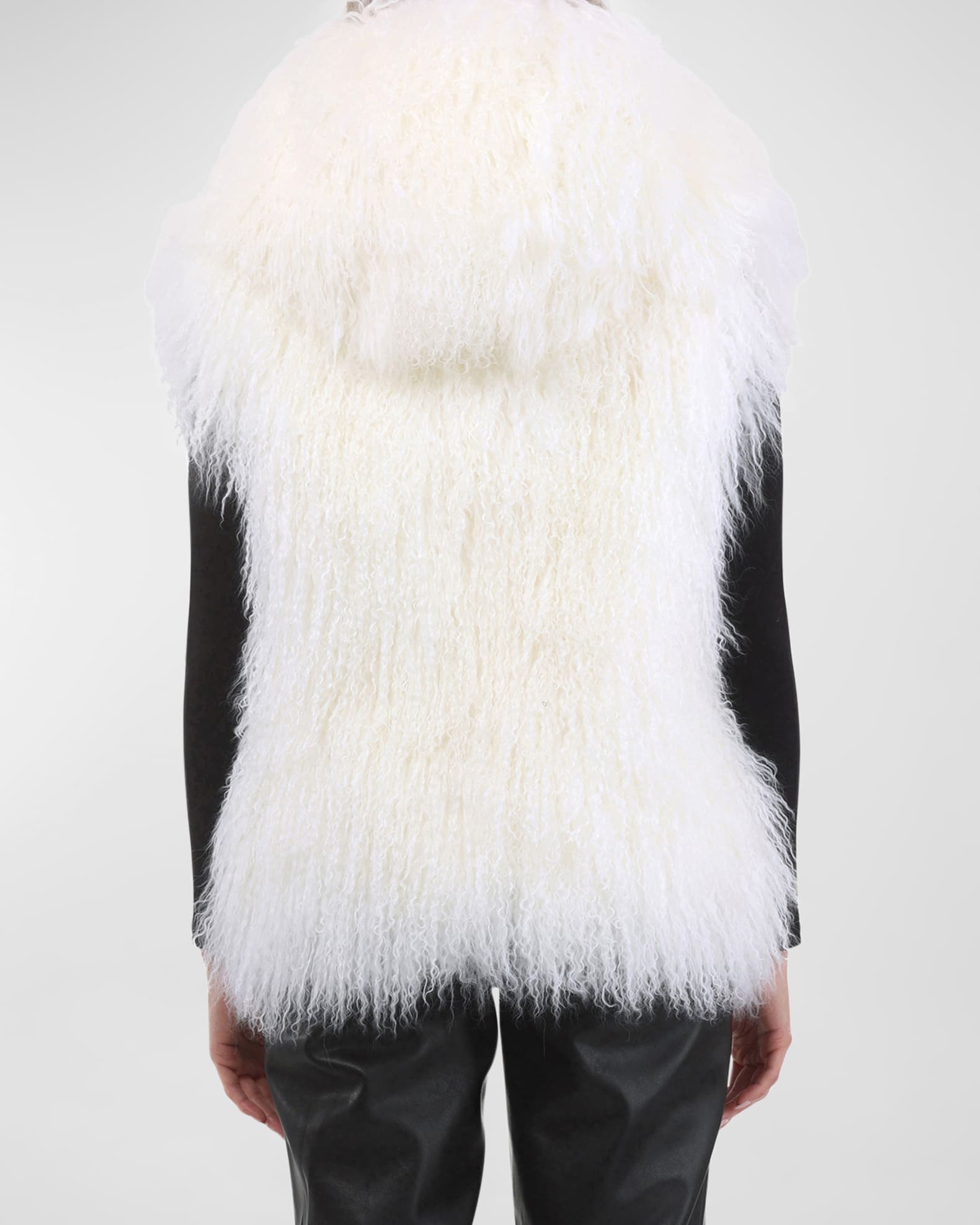 Gorski Reversible Mongolian Lamb Shearling Vest | Neiman Marcus Gorski Reversible Mongolian Lamb Shearling Vest | Neiman Marcus