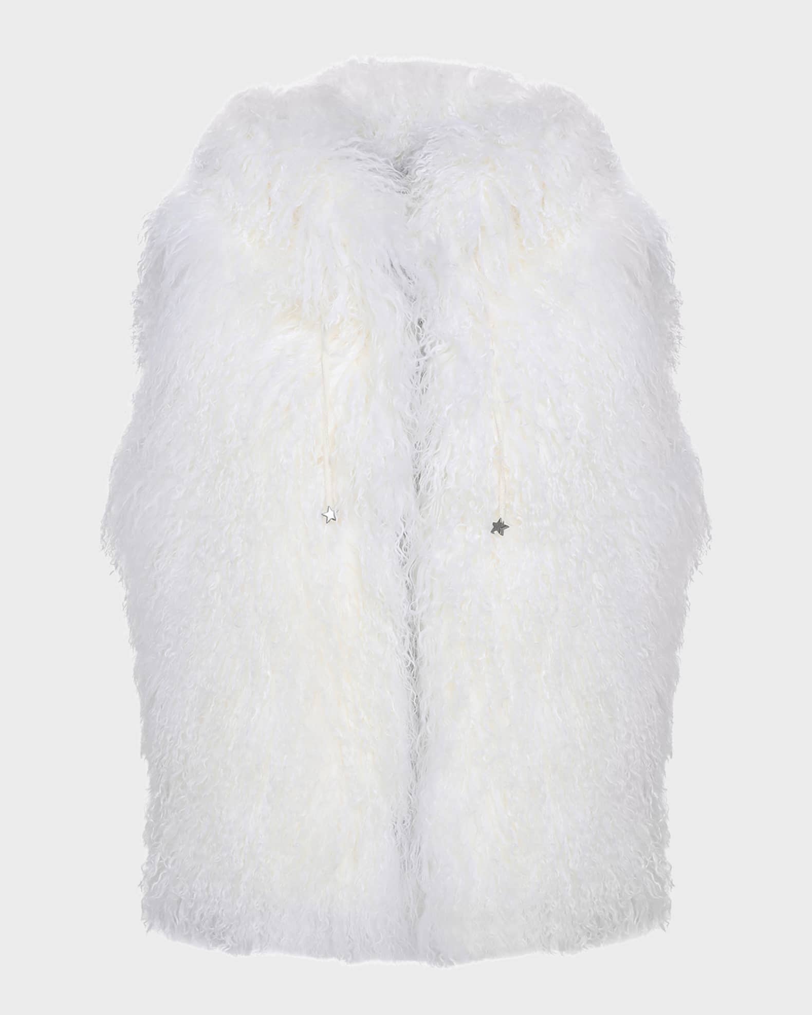 Reversible Mongolian Lamb Shearling Vest 0