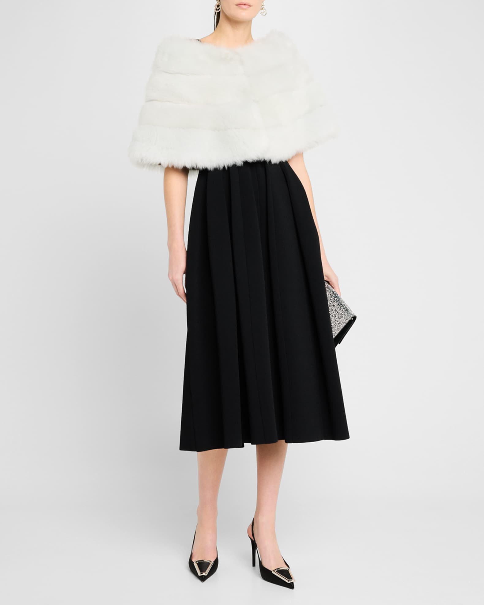 Reversible Merinillo Shearling Lamb Cape 1