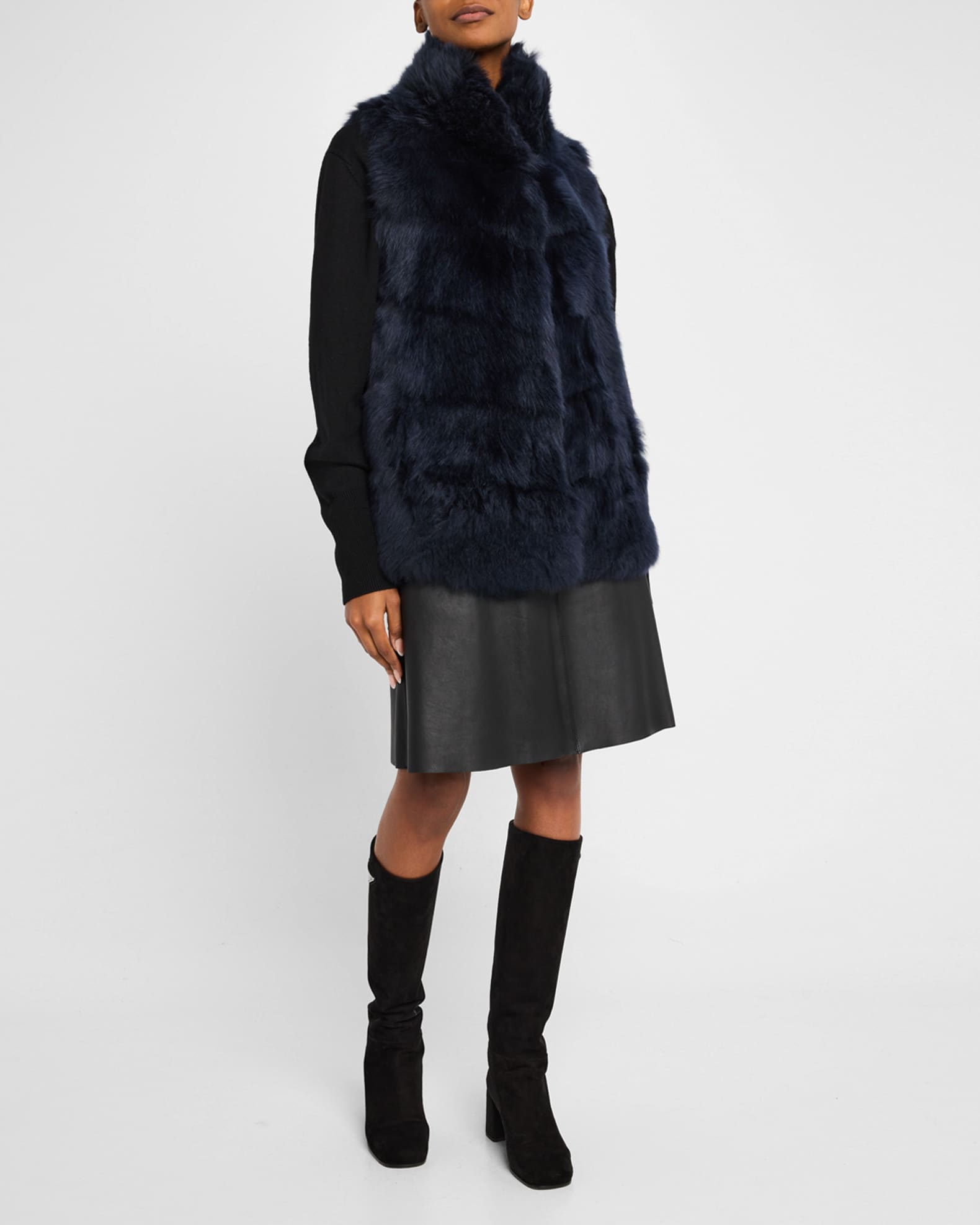Reversible Merinillo Lamb Shearling Vest 1