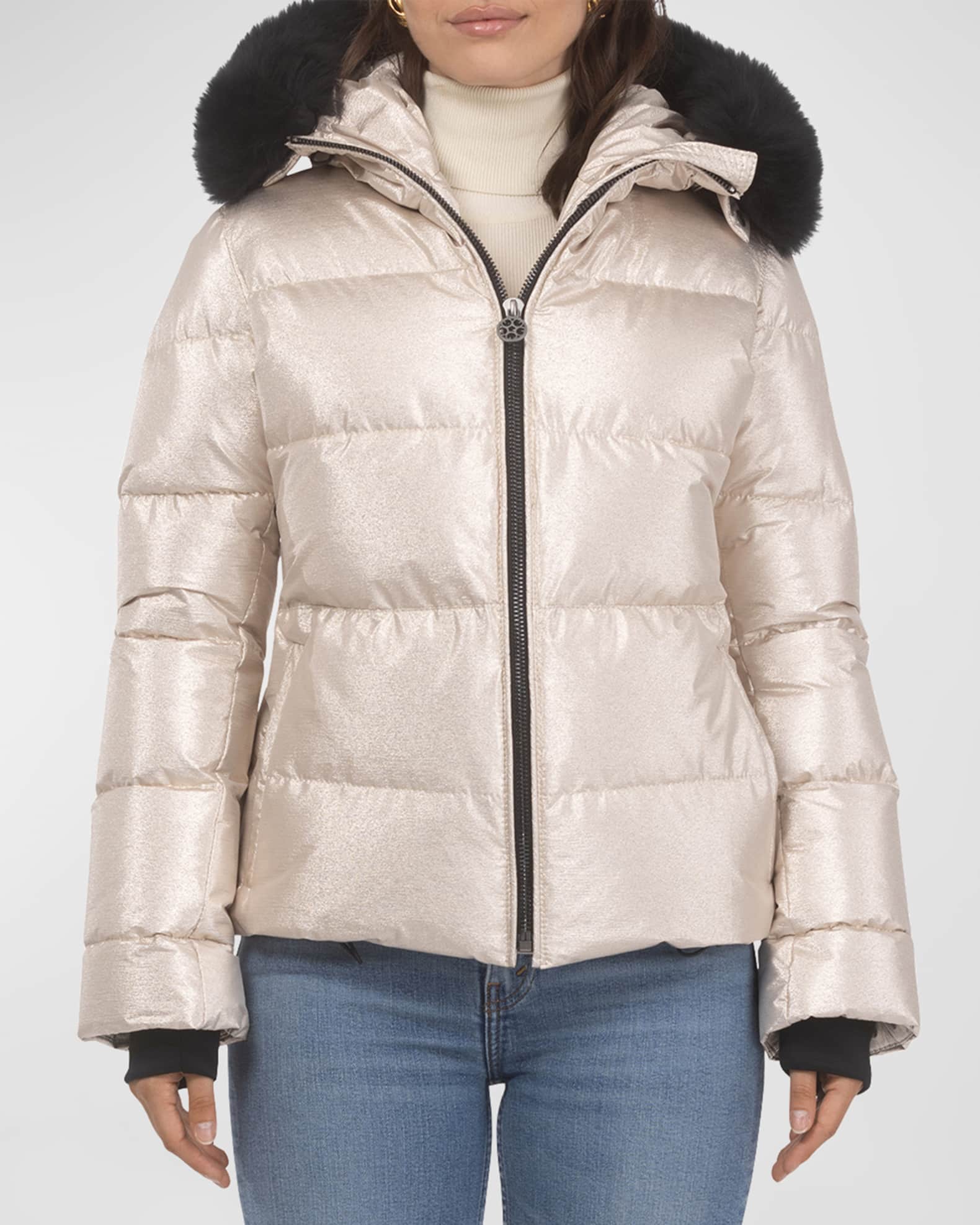 Apres-Ski Jacket With Detachable Toscana Lamb Shearling Hood Trim 1