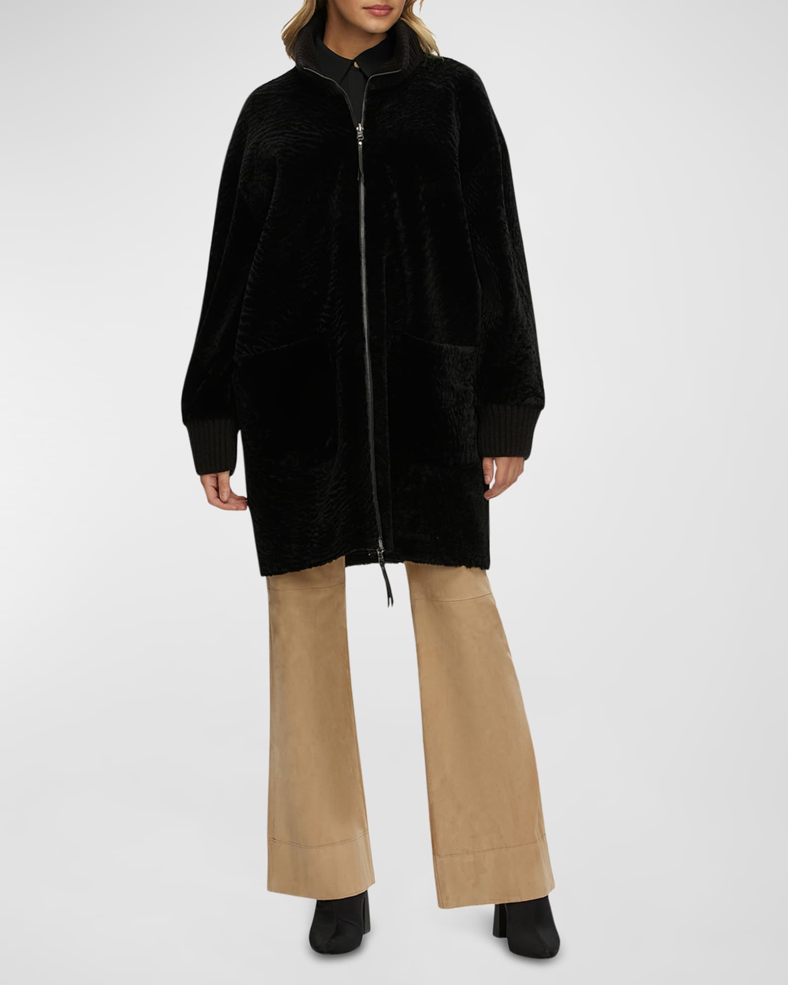 Reversible Lamb Shearling Jacket 1