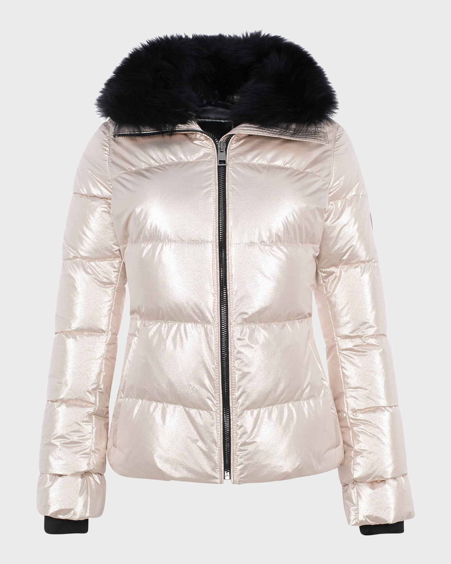 Gorski Apres Ski Jacket With Detachable Toscana Lamb Shearling Collar Neiman Marcus
