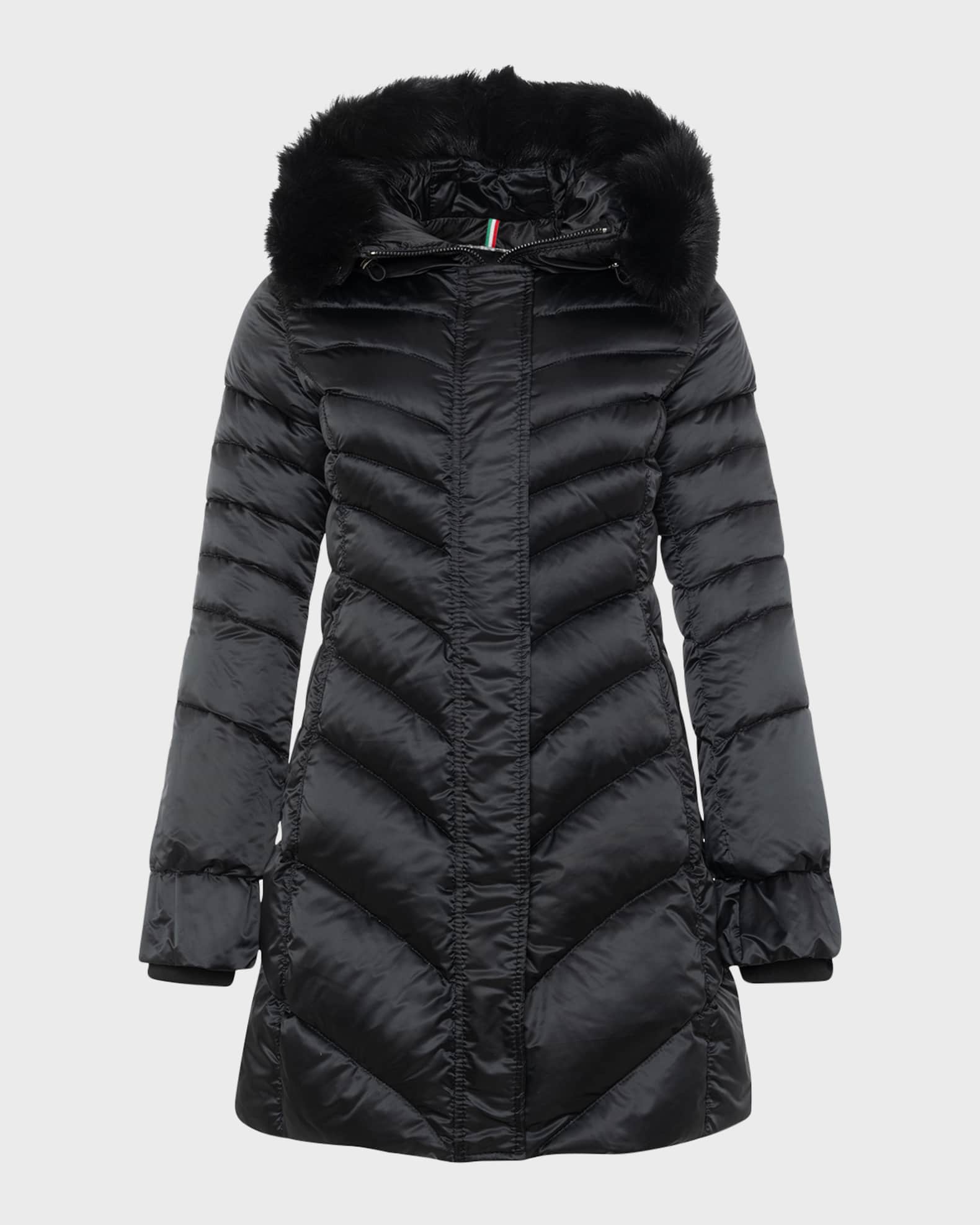 Apres-Ski Jacket With Detachable Toscana Lamb Hood Trim 0