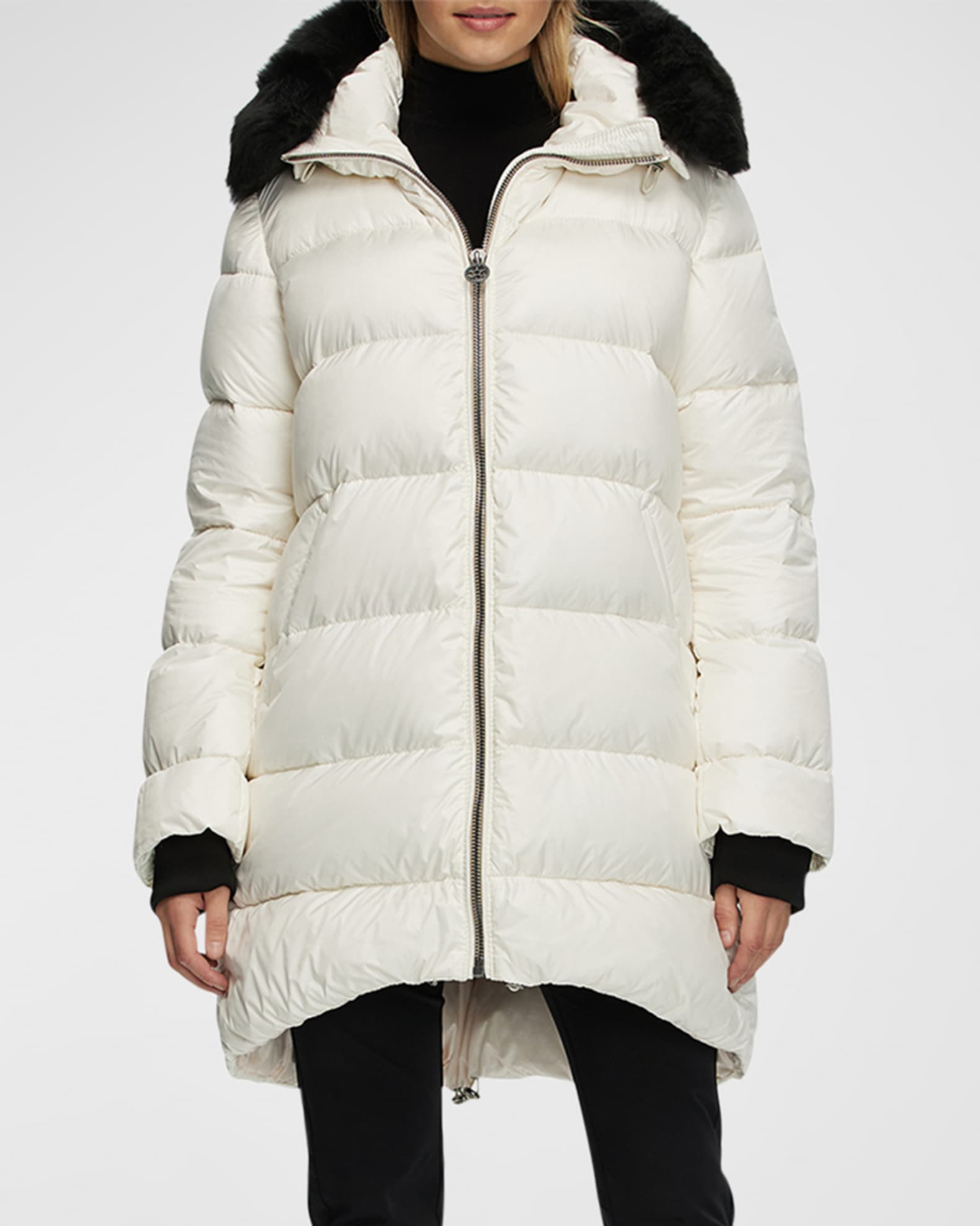 Apres-Ski Jacket With Detachable Toscana Lamb Shearling Hood Trim 1
