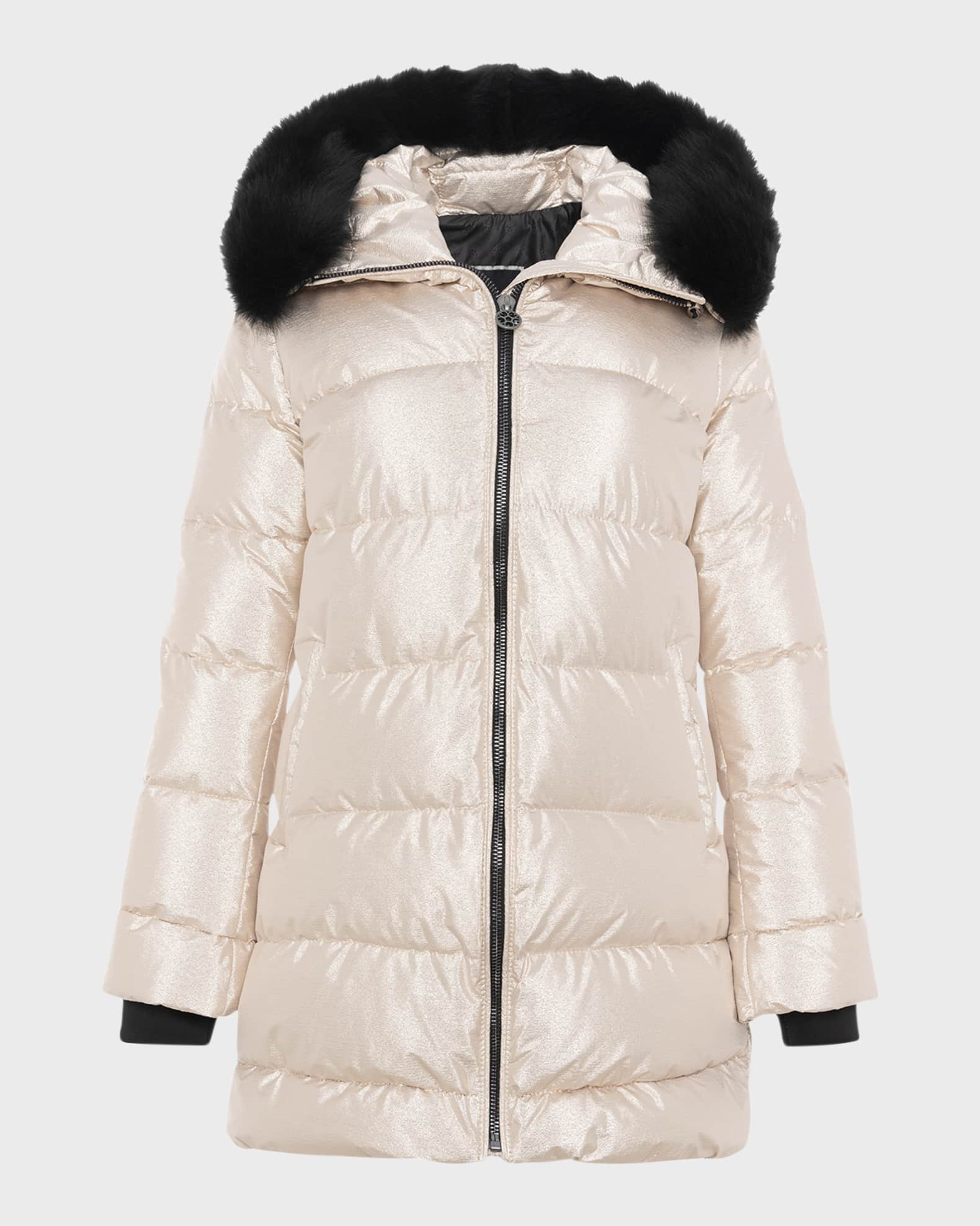 Apres-Ski Jacket With Detachable Toscana Lamb Shearling Hood Trim 0
