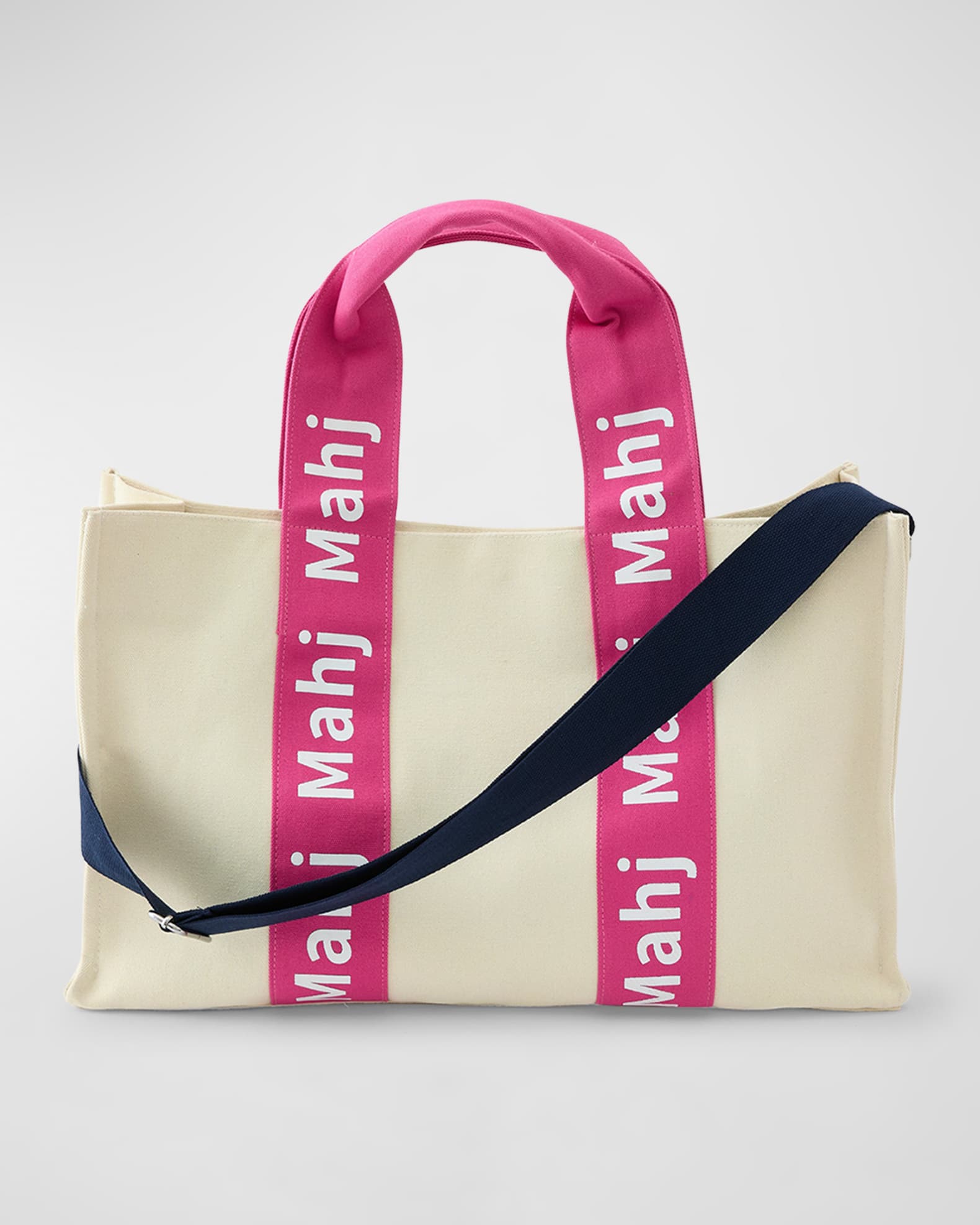 OH MY MAHJONG Mahj It All 2.0 Tote Bag Pink Neiman Marcus