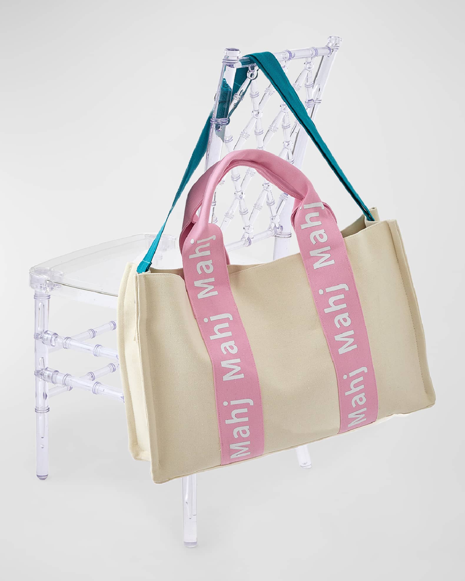 Neiman marcus pink tote cheap