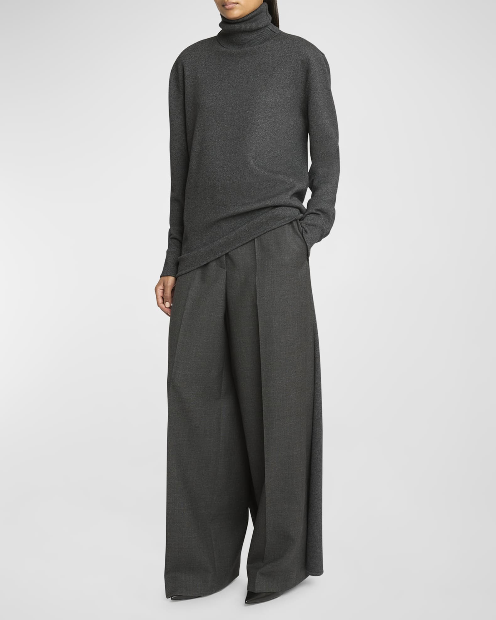 Givenchy Tailored Straight-Leg Wool Trousers | Neiman Marcus
