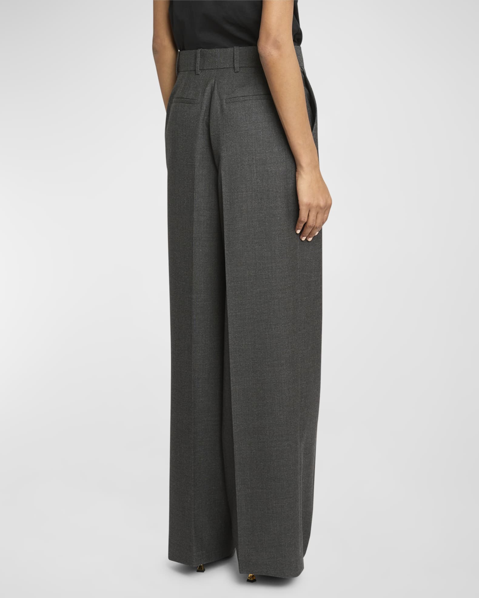 Givenchy Tailored Straight-Leg Wool Trousers | Neiman Marcus
