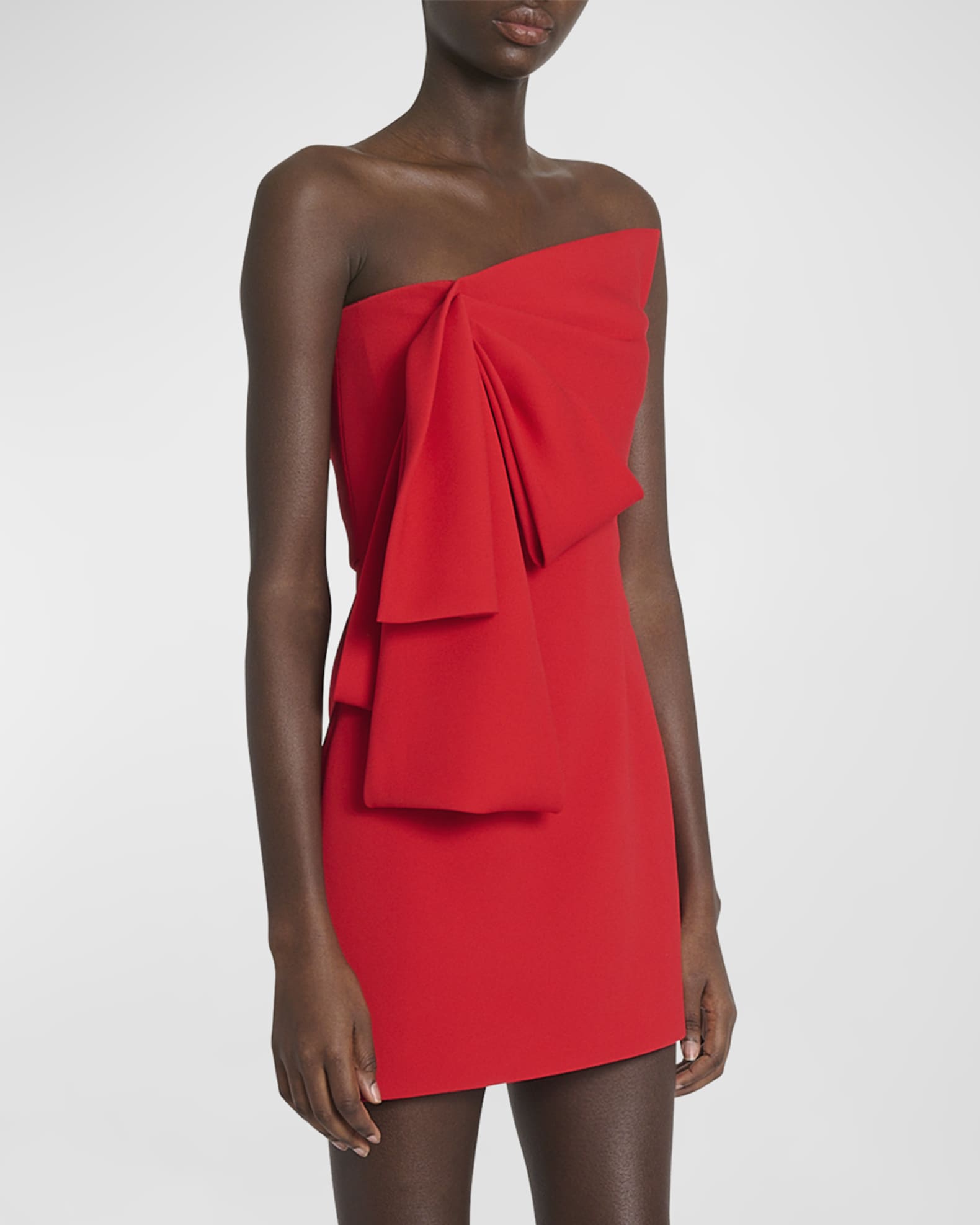 Givenchy Big Bow Strapless Mini Dress | Neiman Marcus