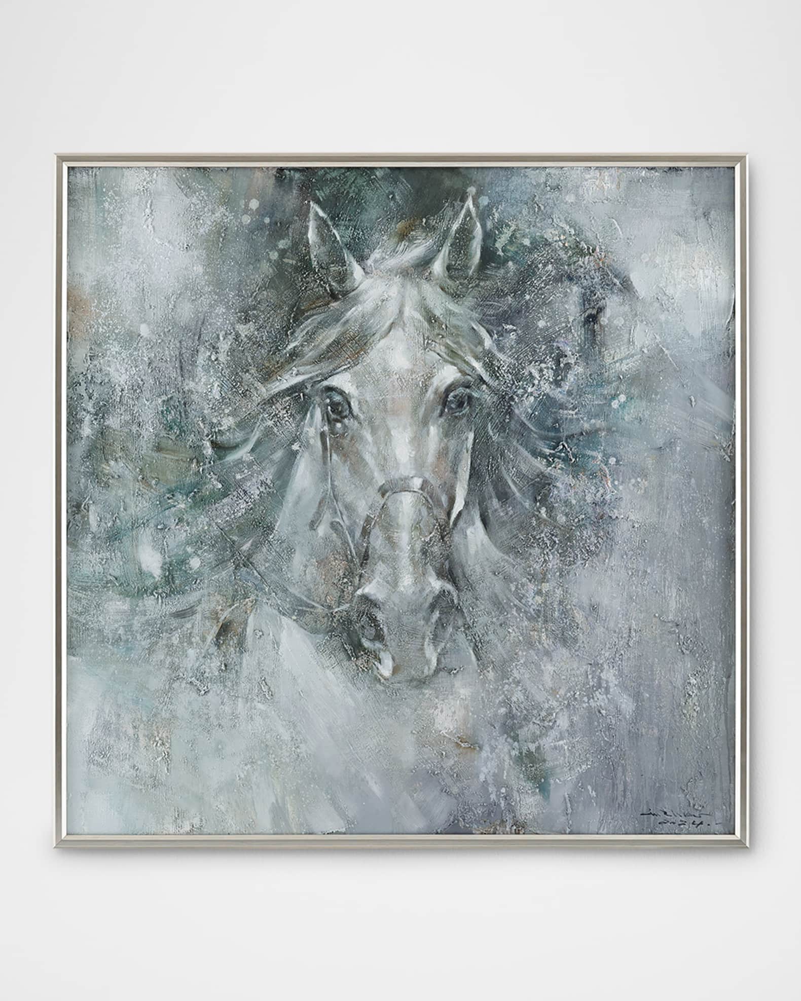 "Starlit Stallion" Original Painting by LM Zhou 0