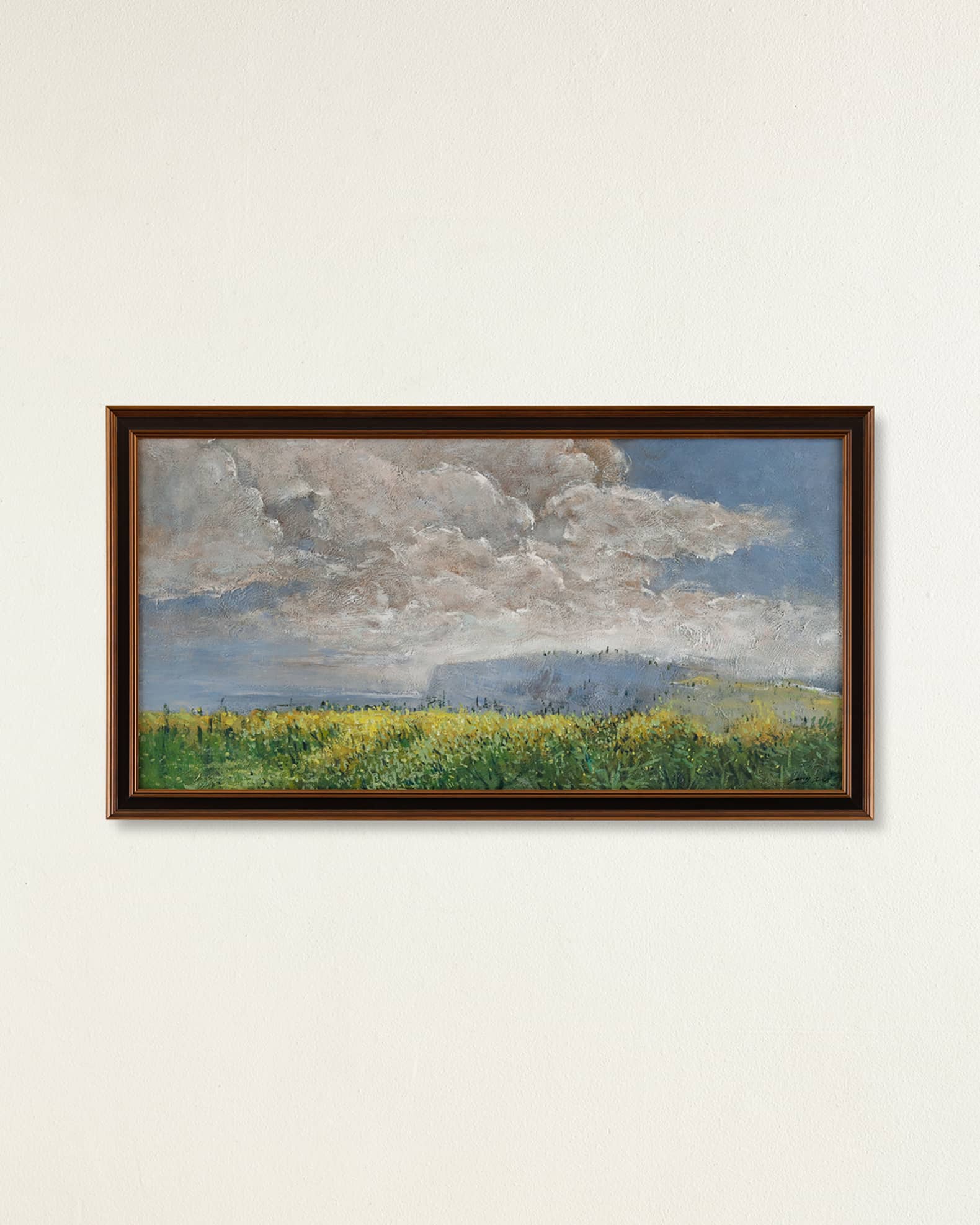 Billowing Cloudscape II Original Painting by Teng Fei 0