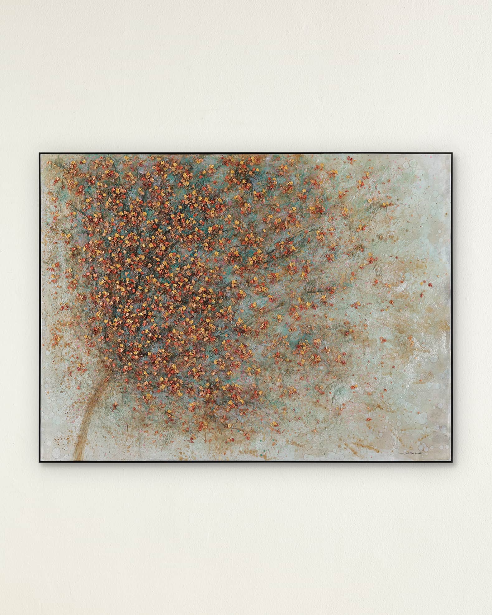 "Scattered to the Wind" Original Painting by Teng Fei 0