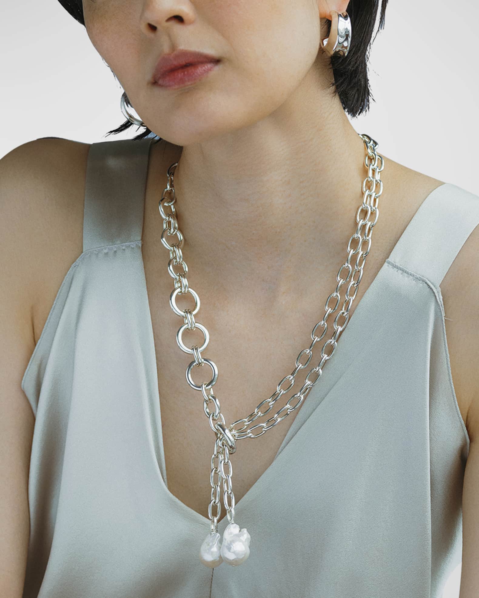 ONDA HOOPS IN SILVER 1
