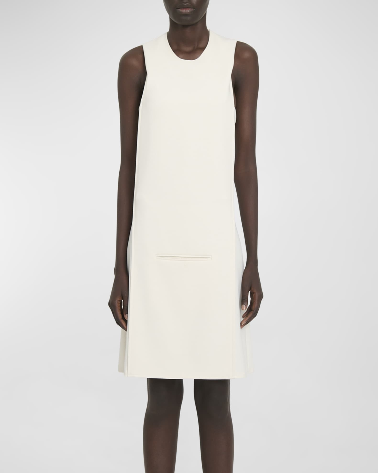 ワンピース Courreges SPACE HOODED MINI DRESS (424CRO526PL0159 9999) Courreges Oblique Hooded Space Dress | Neiman Marcus