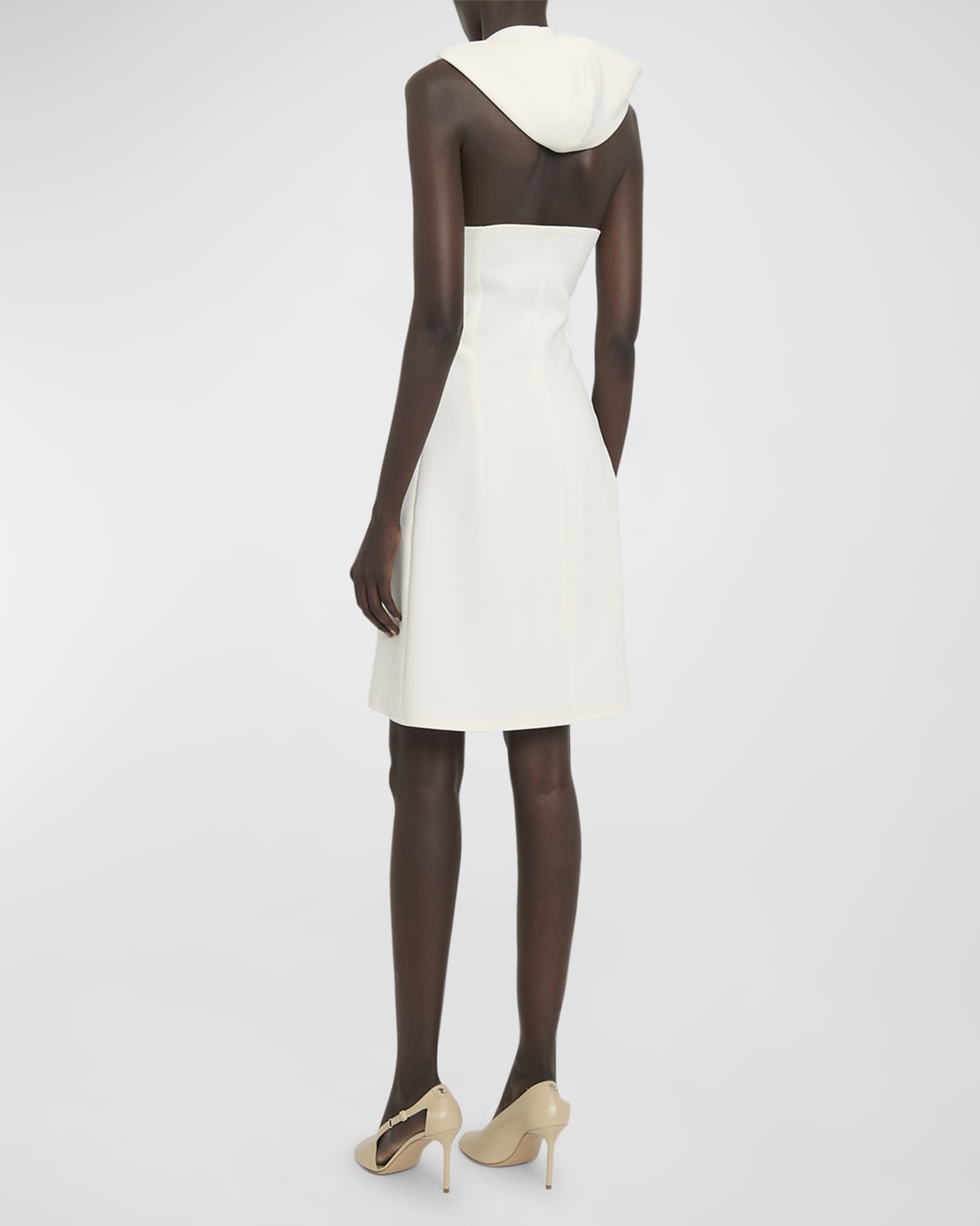 ワンピース Courreges SPACE HOODED MINI DRESS (424CRO526PL0159 9999) Courrèges Oblique Space Hooded Dress | Nordstrom