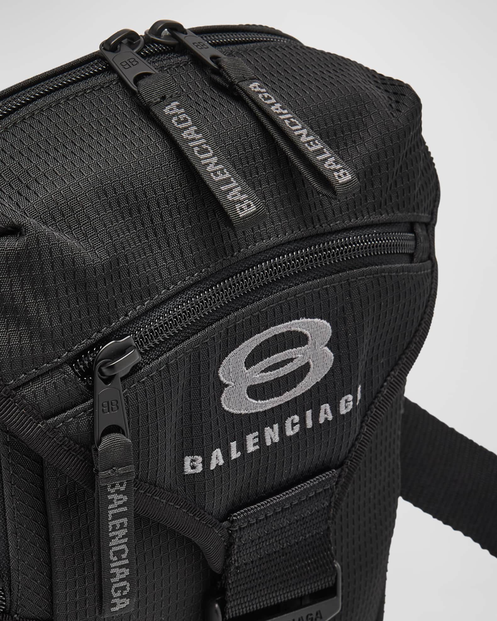 Balenciaga Men's Unity Pouch Crossbody Bag | Neiman Marcus