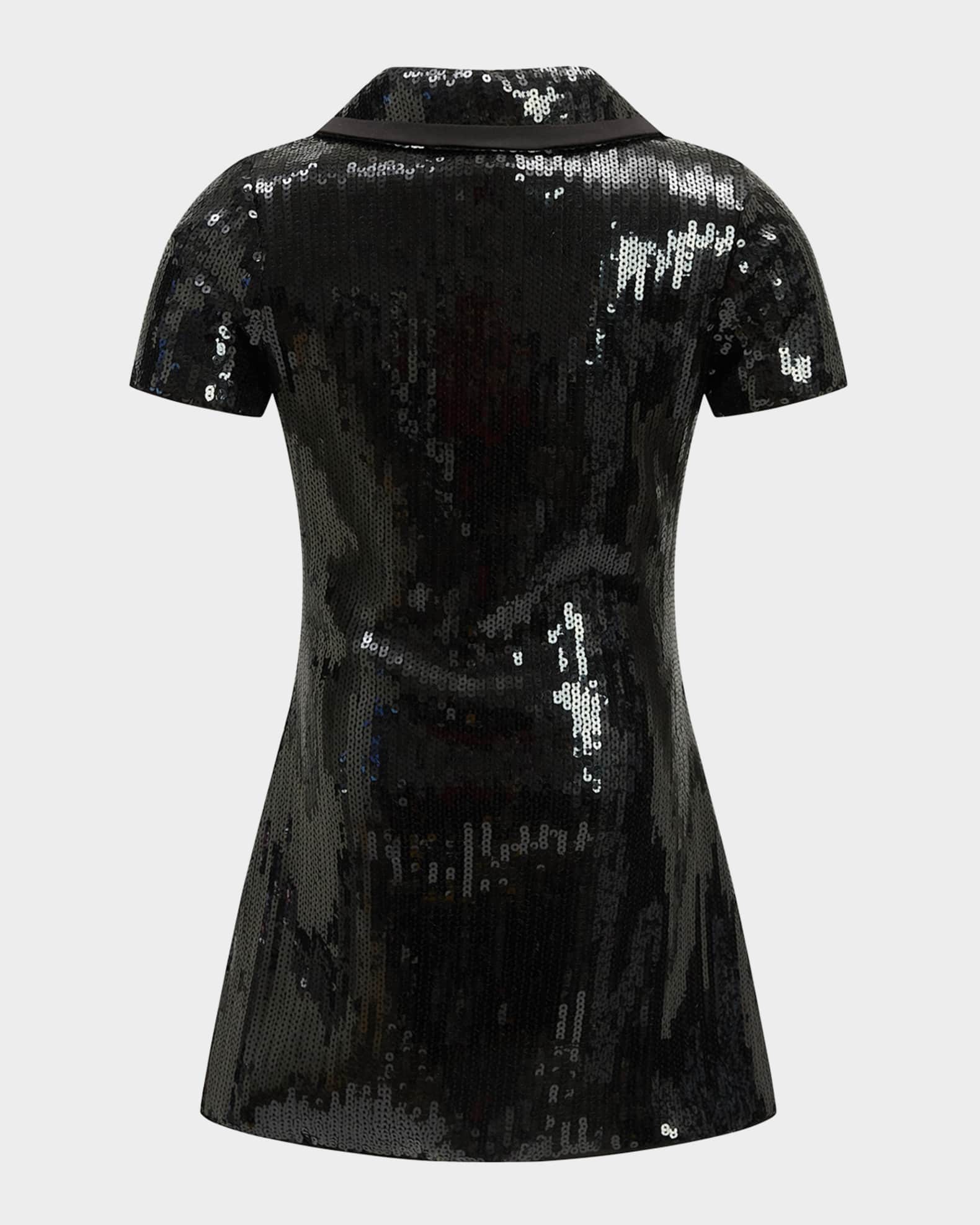 Girl's Noah Sequin Mini Dress, Size 4-10 1