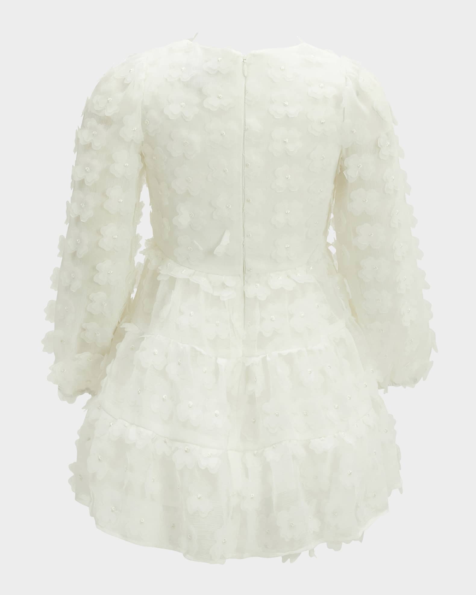 Girl's Sienna Floral Embellished Tiered Dress, Size 4-10 1