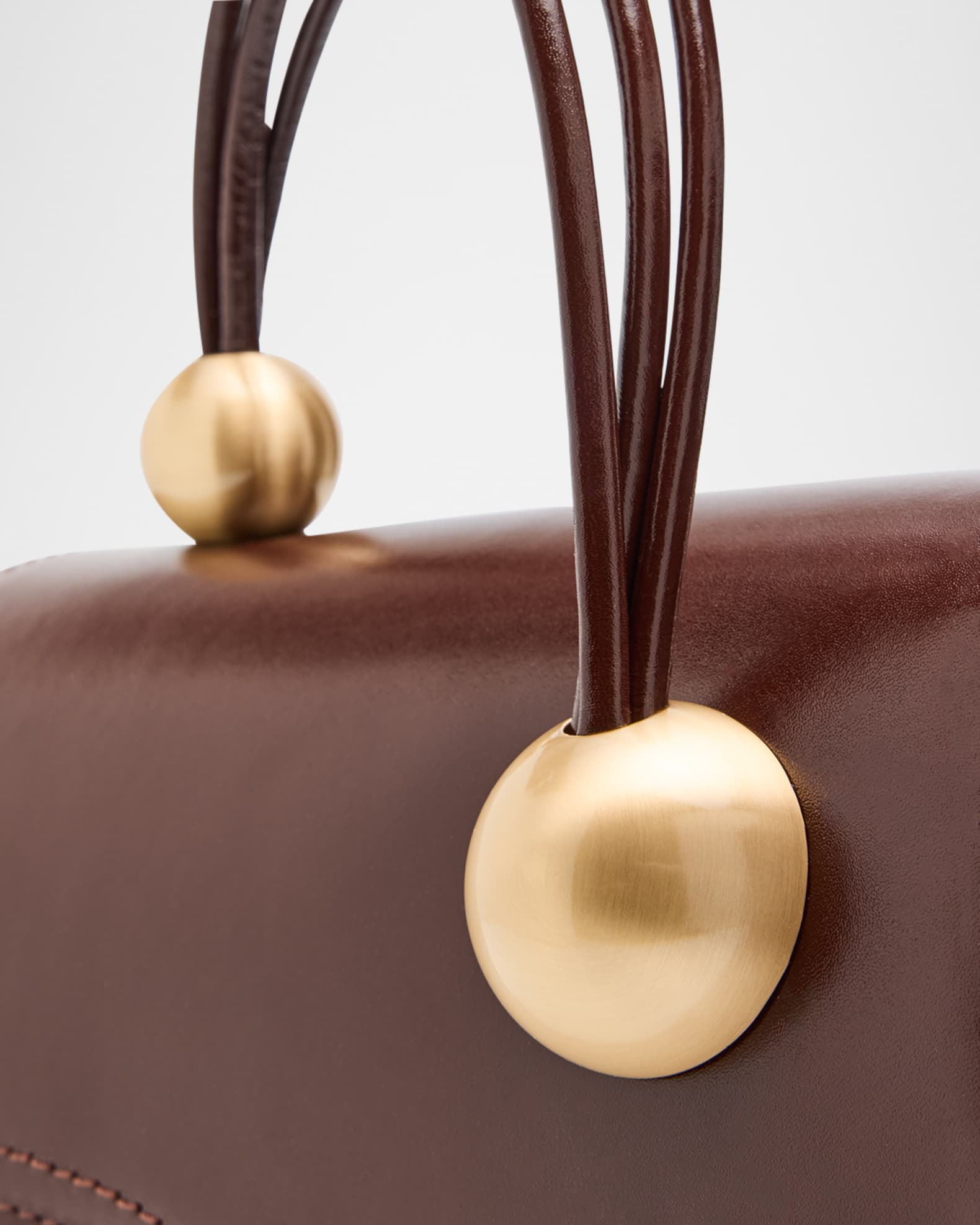 Cult Gaia Kazi Flap Leather Crossbody Bag | Neiman Marcus