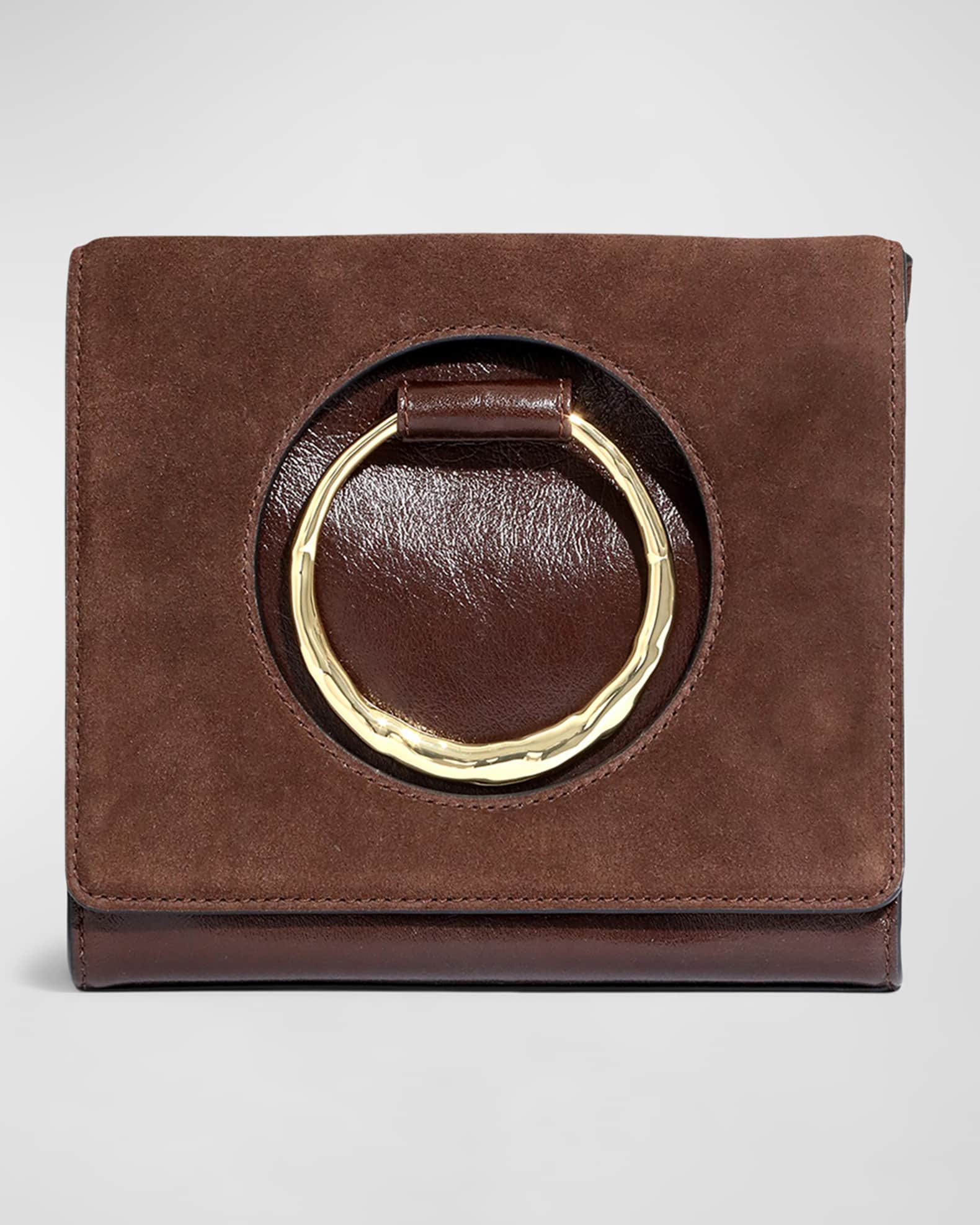 The Hunter Convertible Mix Leather Crossbody Bag 0