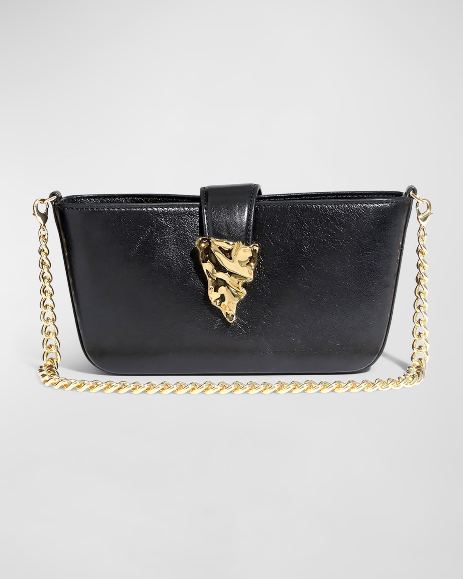 The Crumple Convertible Leather Crossbody Bag 0